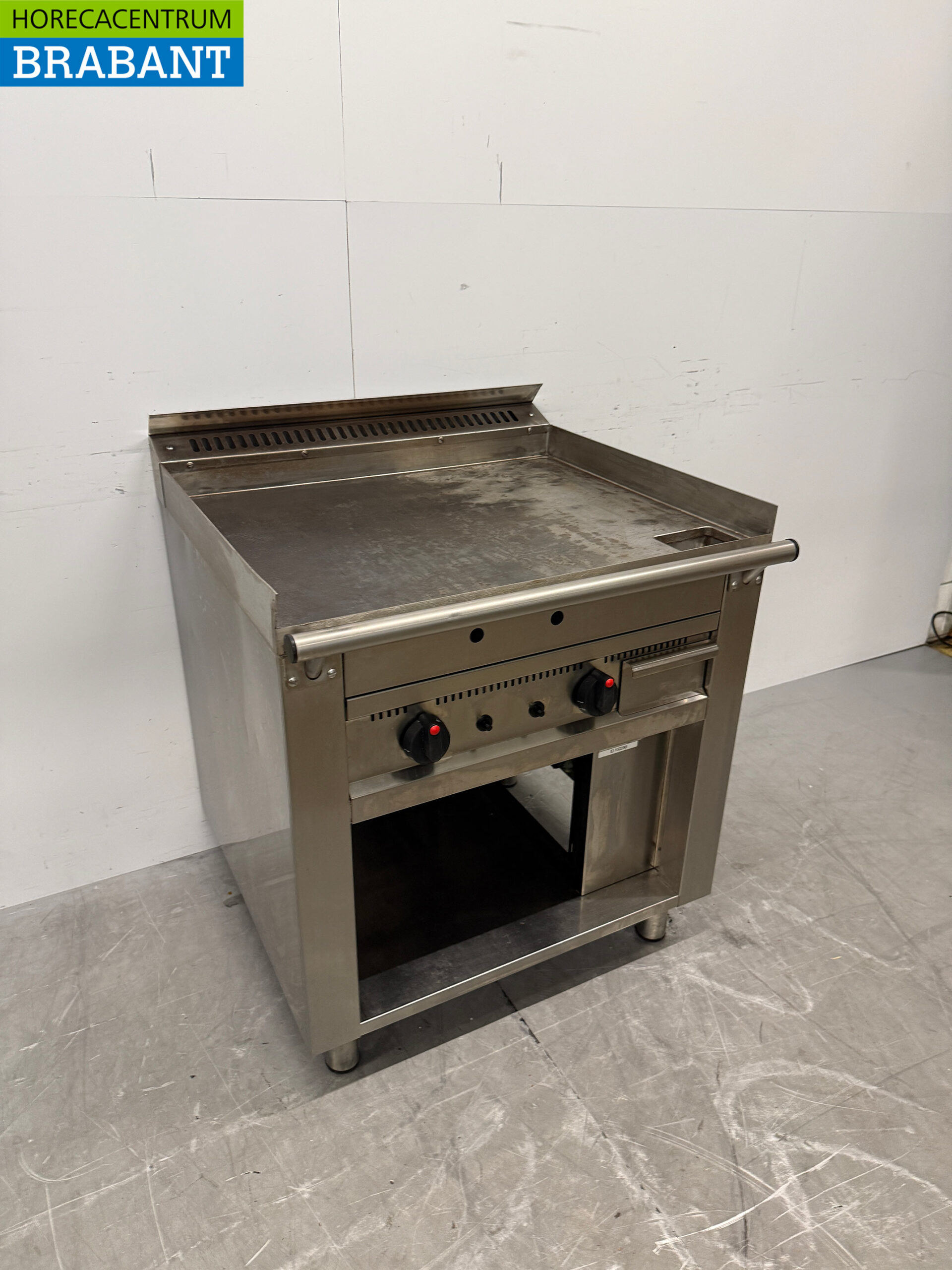 Edelstahl Casta Teppanyaki Grill Grillpfanne 80 cm GAS Horeca – Bild 3