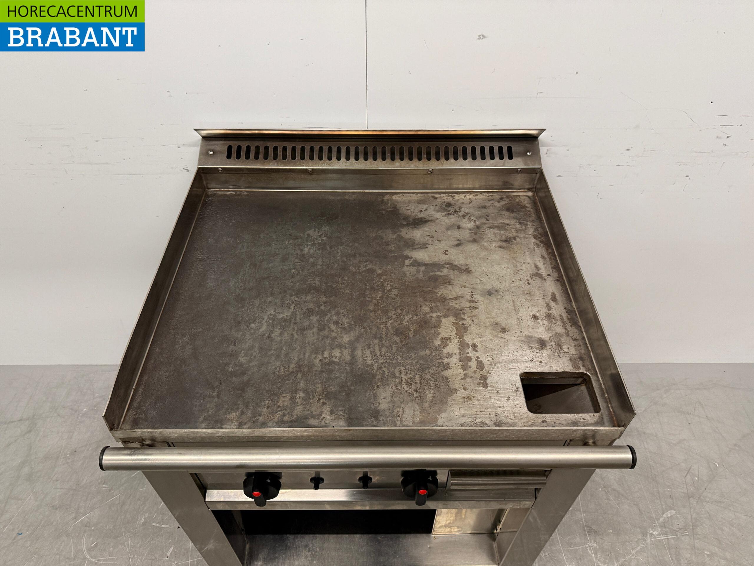 Edelstahl Casta Teppanyaki Grill Grillpfanne 80 cm GAS Horeca – Bild 4