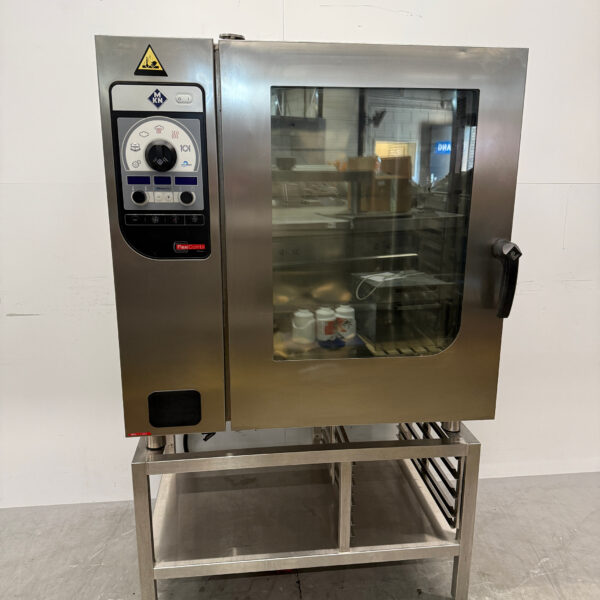 MKN Combisteamer aus Edelstahl mit Wagen 10 x 1/1 GN 400V Horeca