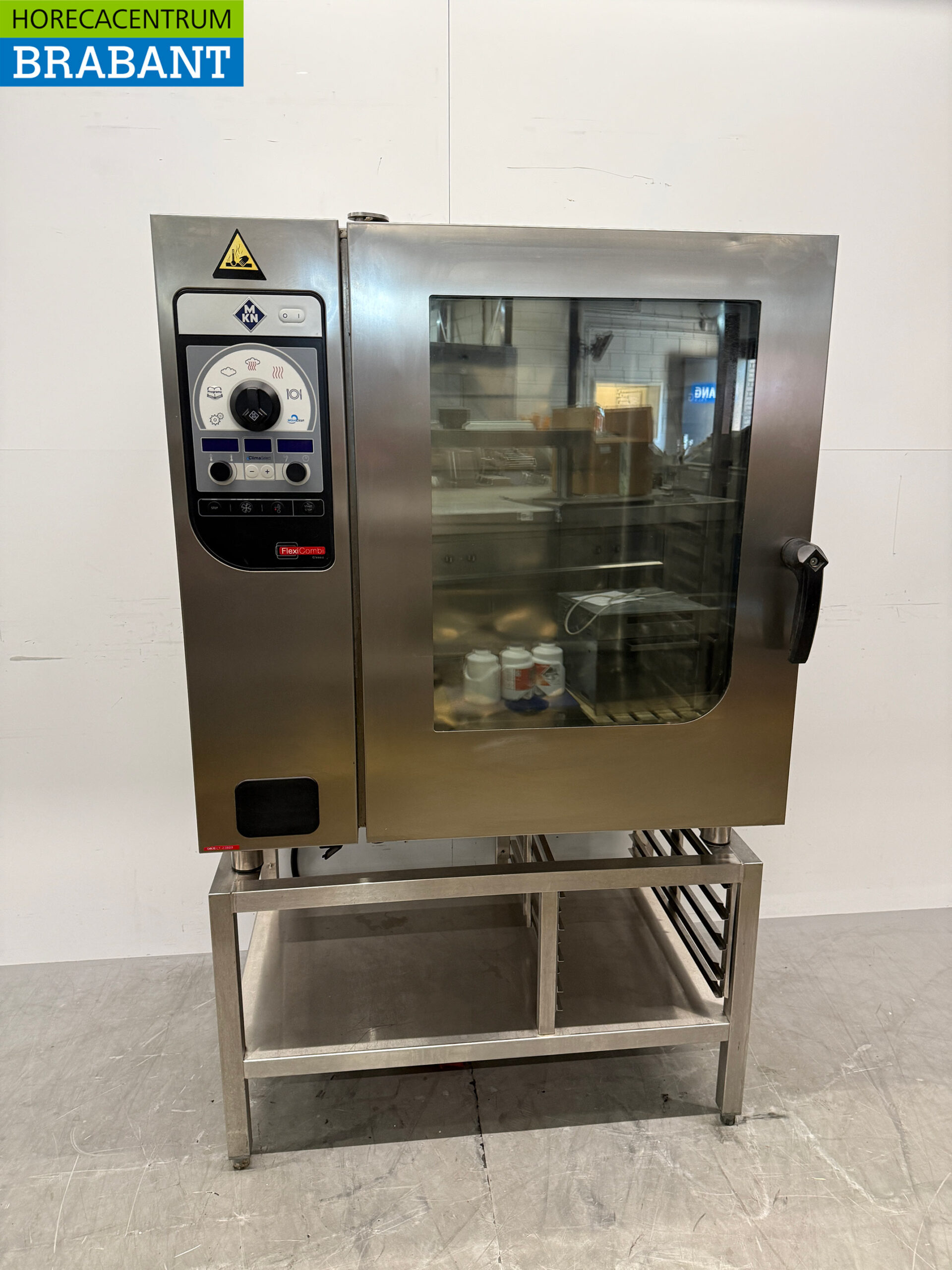 MKN Combisteamer aus Edelstahl mit Wagen 10 x 1/1 GN 400V Horeca