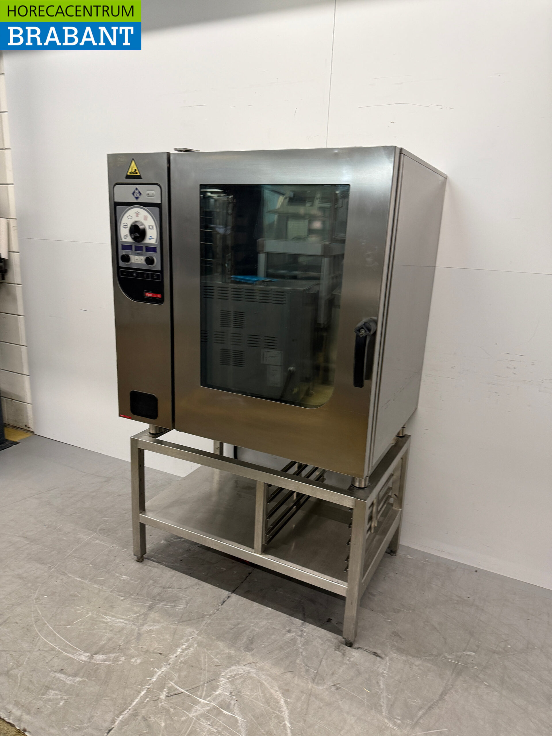MKN Combisteamer aus Edelstahl mit Wagen 10 x 1/1 GN 400V Horeca – Bild 2
