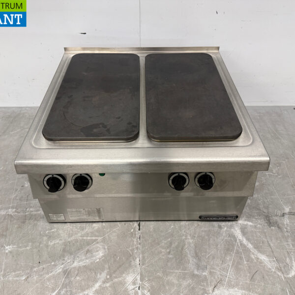 Kuppersbusch 4-Flammen-Elektroherd aus Edelstahl 70 cm 400V Horeca