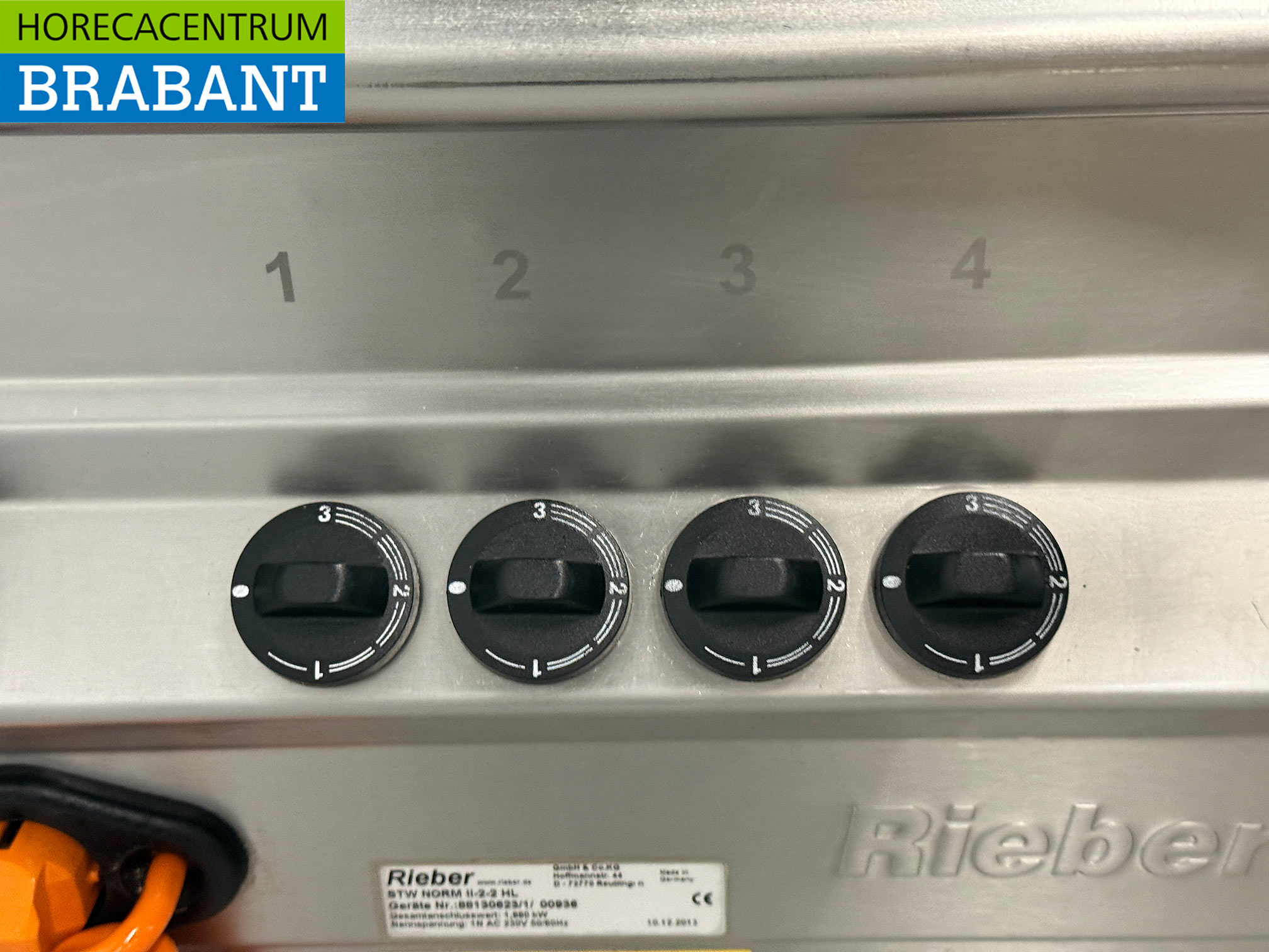 Rieber Mobile Bain-Marie aus Edelstahl 2 x 1/1 GN mit Wärmeschrank 230V Horeca – Bild 6