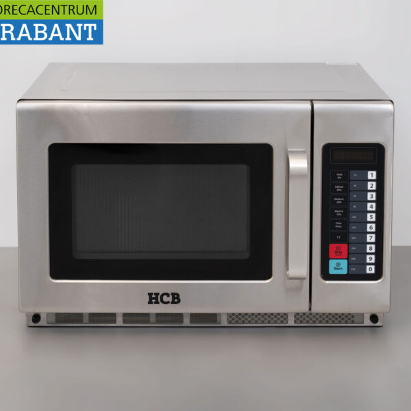 HCB Edelstahl Profi-Mikrowelle 34 Liter 2100 Watt 230V Catering
