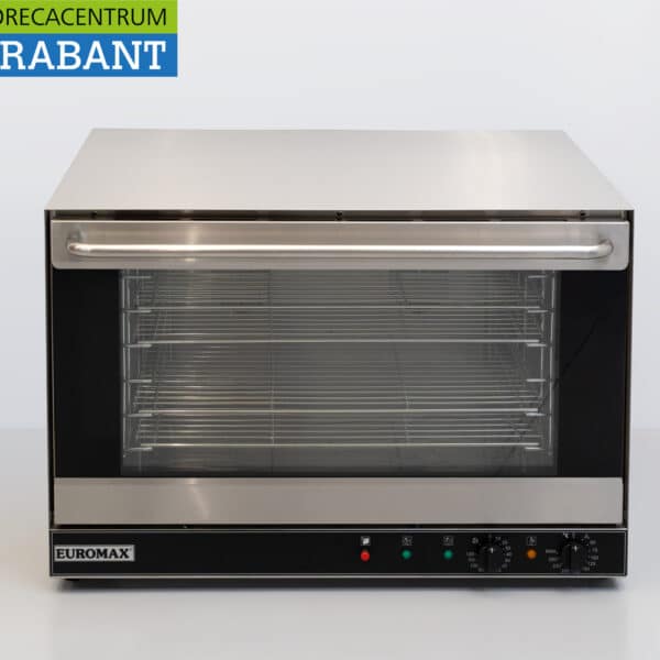Edelstahl Euromax Linea Nero Turbo 10904N Heißluftbackofen 60 x 40 cm / 1/1GN 230 V Gastronomie