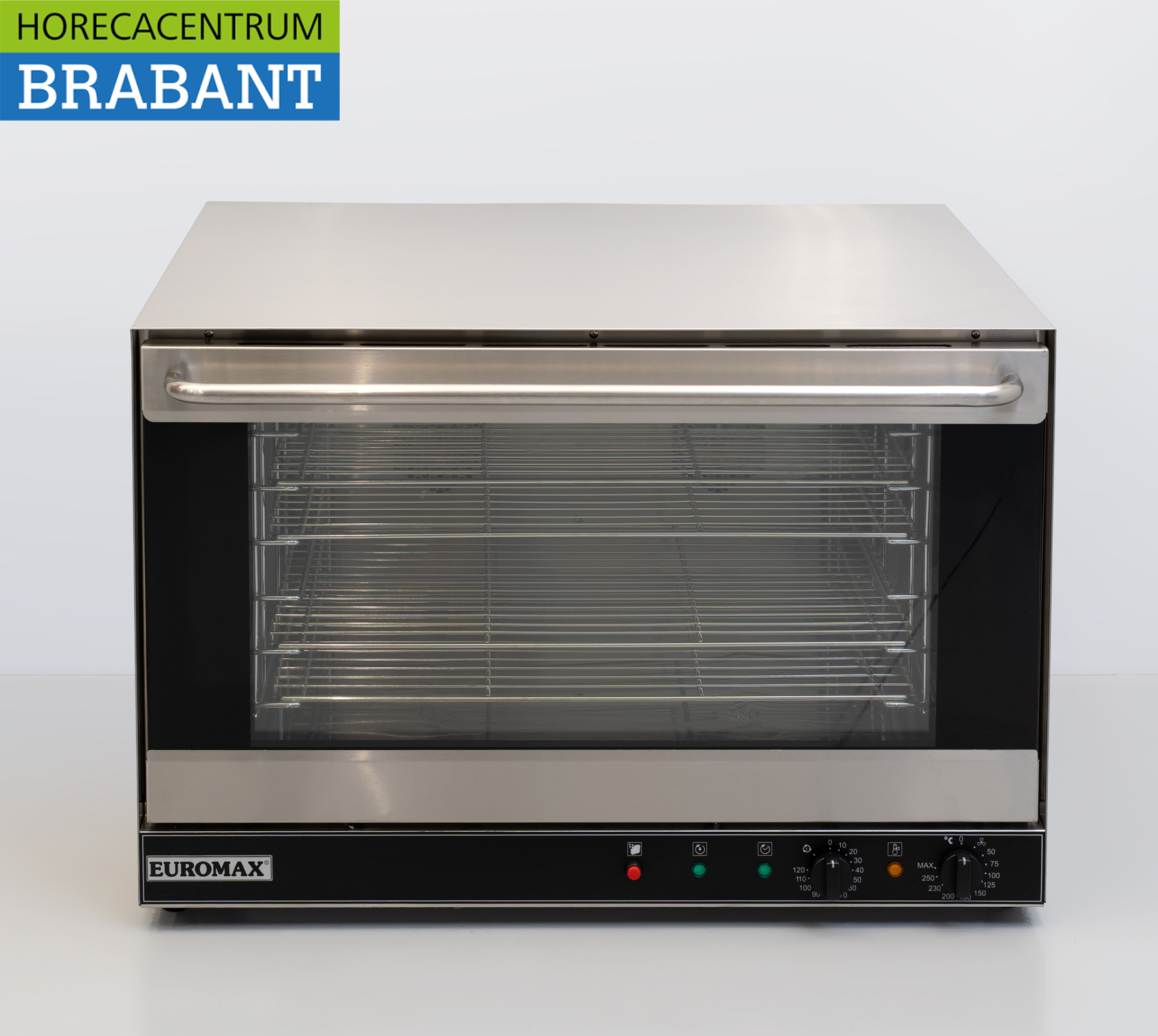 Edelstahl Euromax Linea Nero Turbo 10904N Heißluftbackofen 60 x 40 cm / 1/1GN 230 V Gastronomie