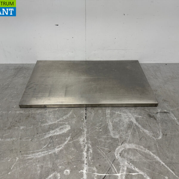 Arbeitsplatte aus Edelstahl 106 x 65 cm Horeca