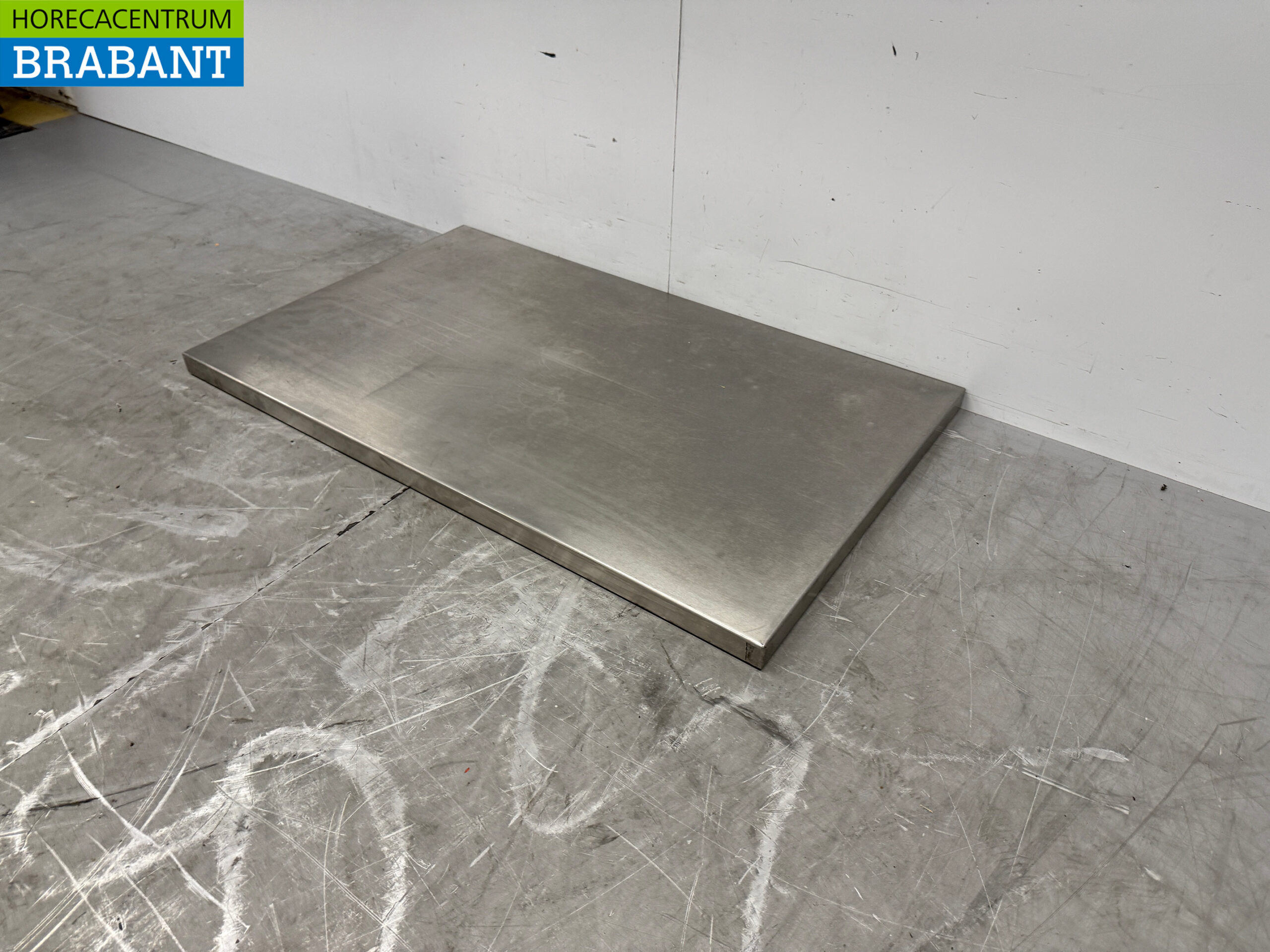 Arbeitsplatte aus Edelstahl 106 x 65 cm Horeca – Bild 2