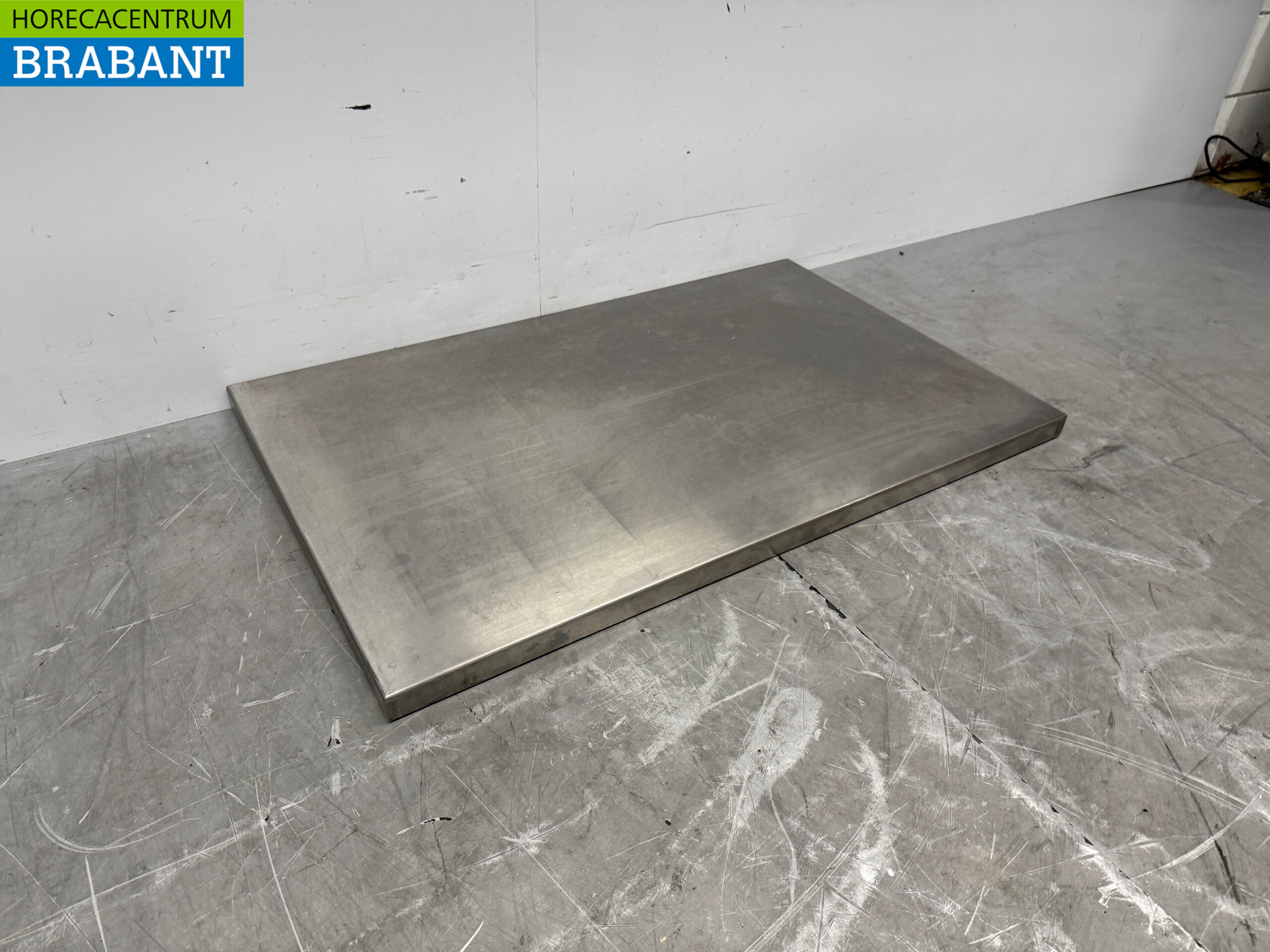 Arbeitsplatte aus Edelstahl 106 x 65 cm Horeca – Bild 3