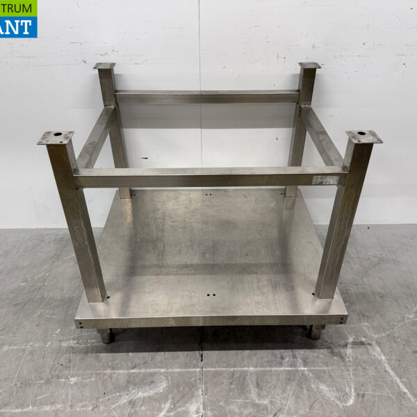 Edelstahl-Fahrgestelldampfer 89 x 76 x 83 cm Catering
