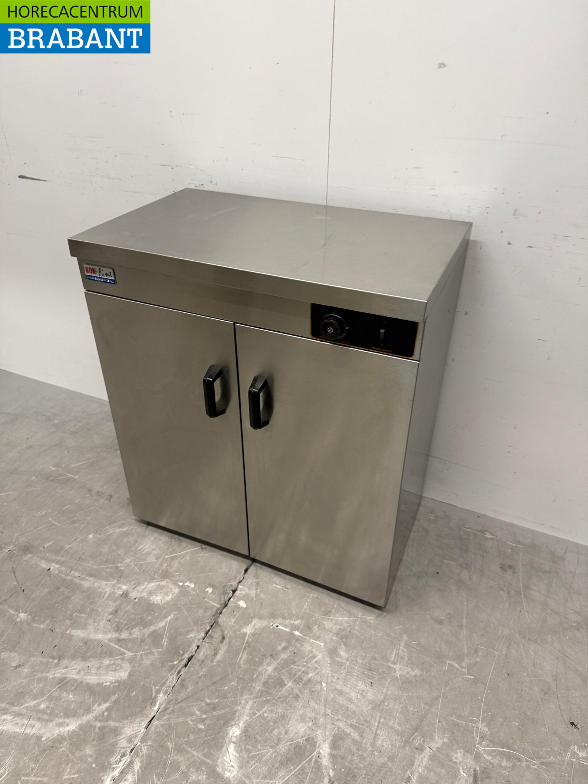 Bon-line Tellerwärmer aus Edelstahl Warmhalteschrank 75 cm 230V Horeca – Bild 2