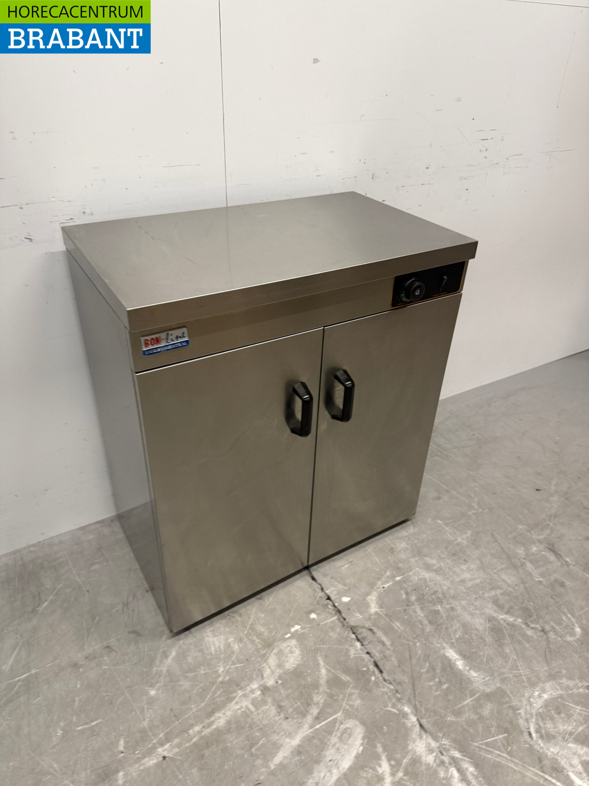 Bon-line Tellerwärmer aus Edelstahl Warmhalteschrank 75 cm 230V Horeca – Bild 3