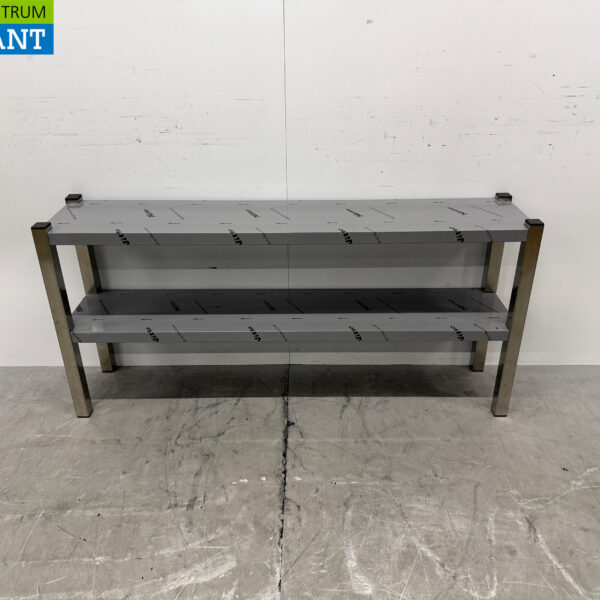 Doppelte Etagerenbrücke aus Edelstahl 140 cm Catering