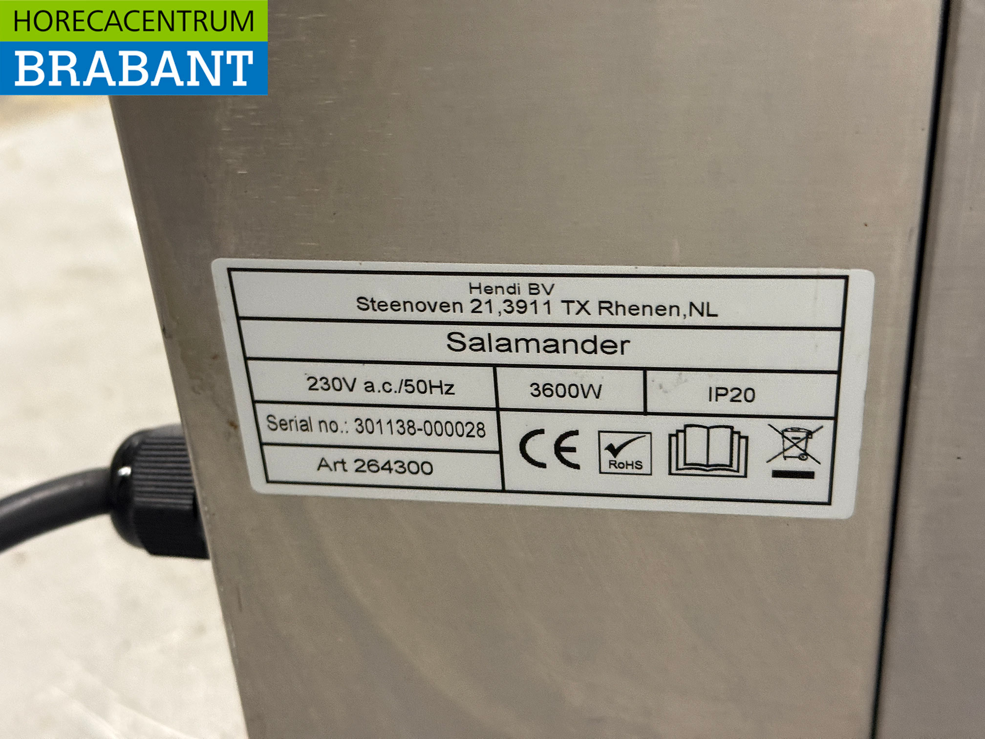 Edelstahl Hendi Salamander 80 cm 230V Horeca – Bild 5