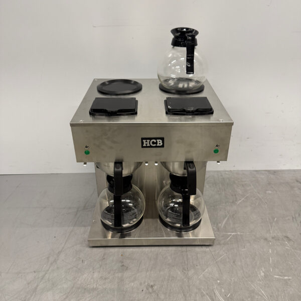 Edelstahl HCB Doppel-Kaffeemaschine Kaffeemaschine 2 x 1,8 Liter 230V Horeca