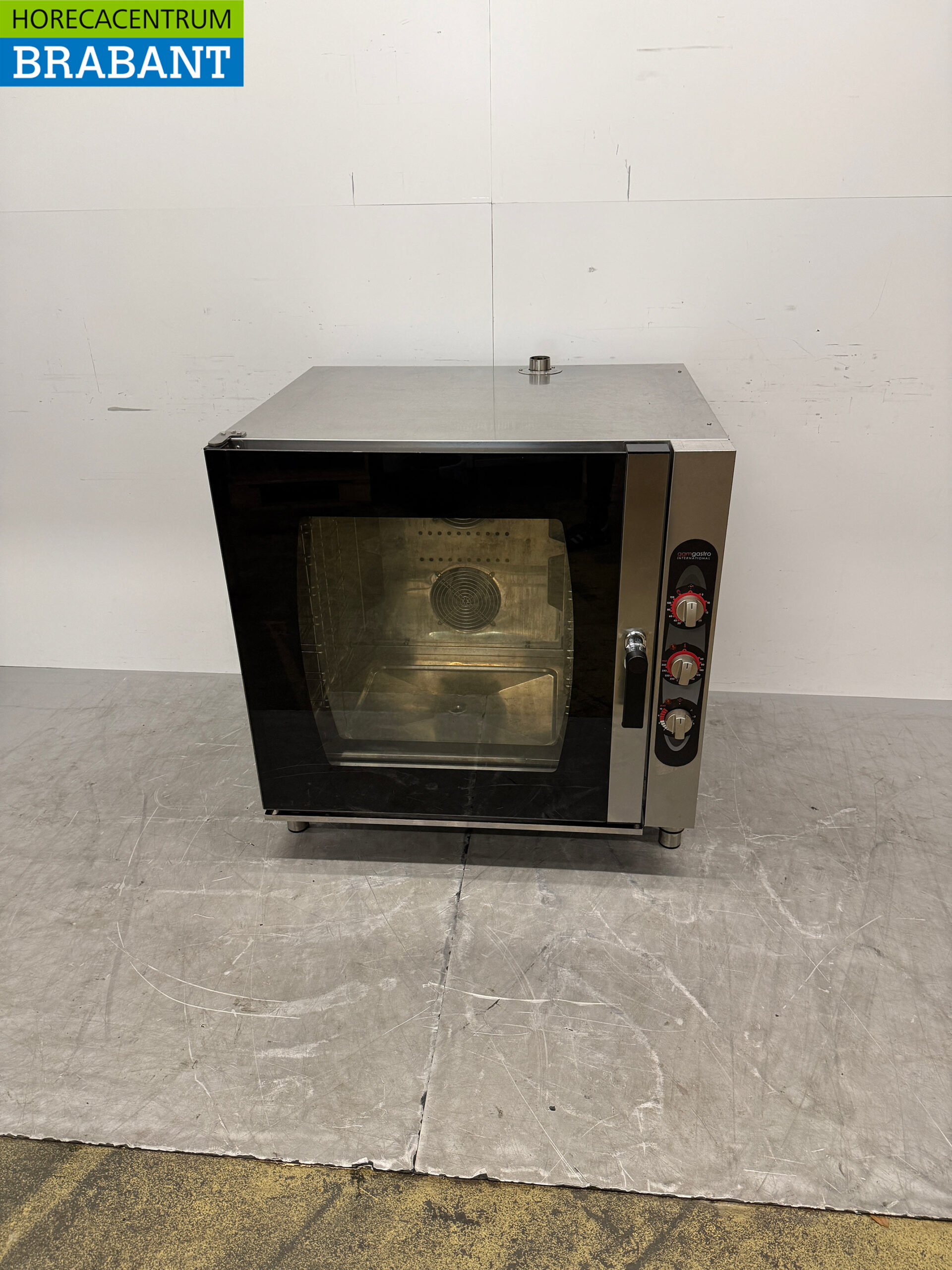 Edelstahl Dampfgarer Kombidämpfer Konvektionsofen 7 x 1/1 GN 400V Horeca