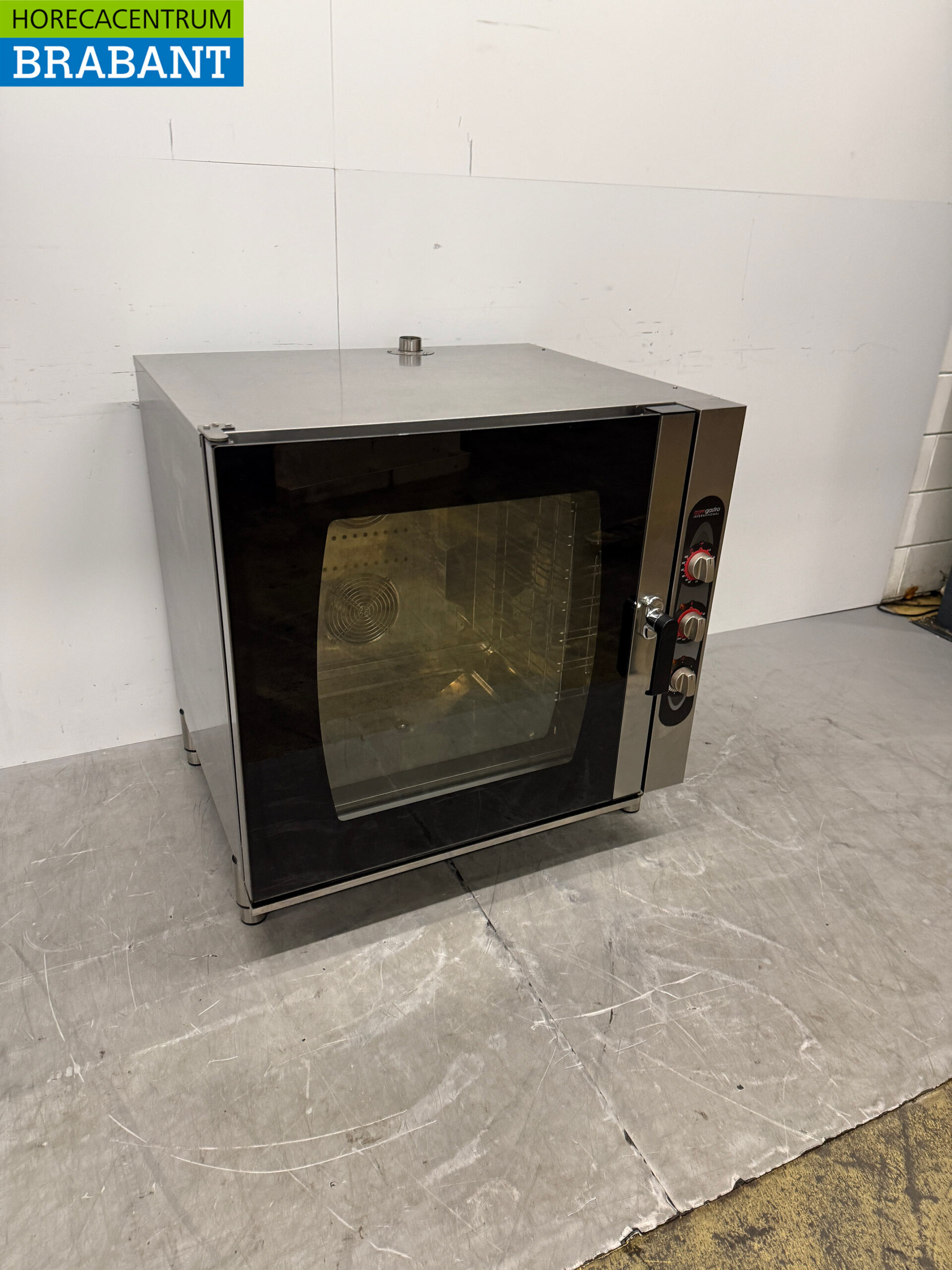 Edelstahl Dampfgarer Kombidämpfer Konvektionsofen 7 x 1/1 GN 400V Horeca – Bild 3