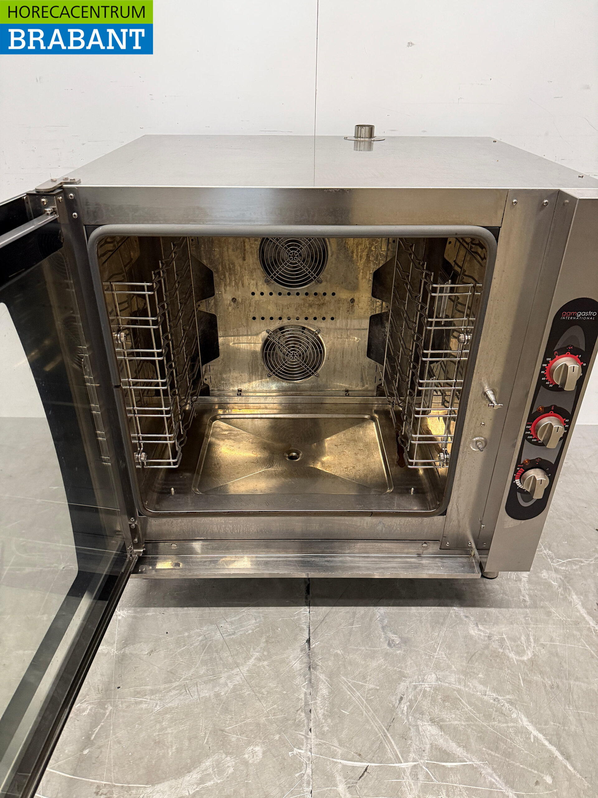 Edelstahl Dampfgarer Kombidämpfer Konvektionsofen 7 x 1/1 GN 400V Horeca – Bild 5