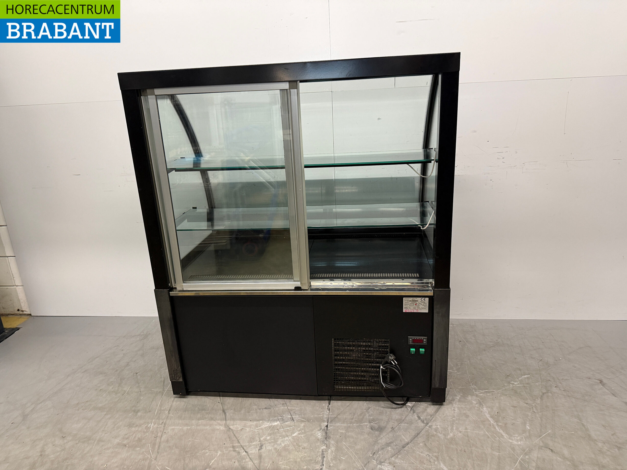 Tecnodom Kühlvitrine Konditorei 2 Schiebetüren 120 cm 230V Horeca – Bild 4