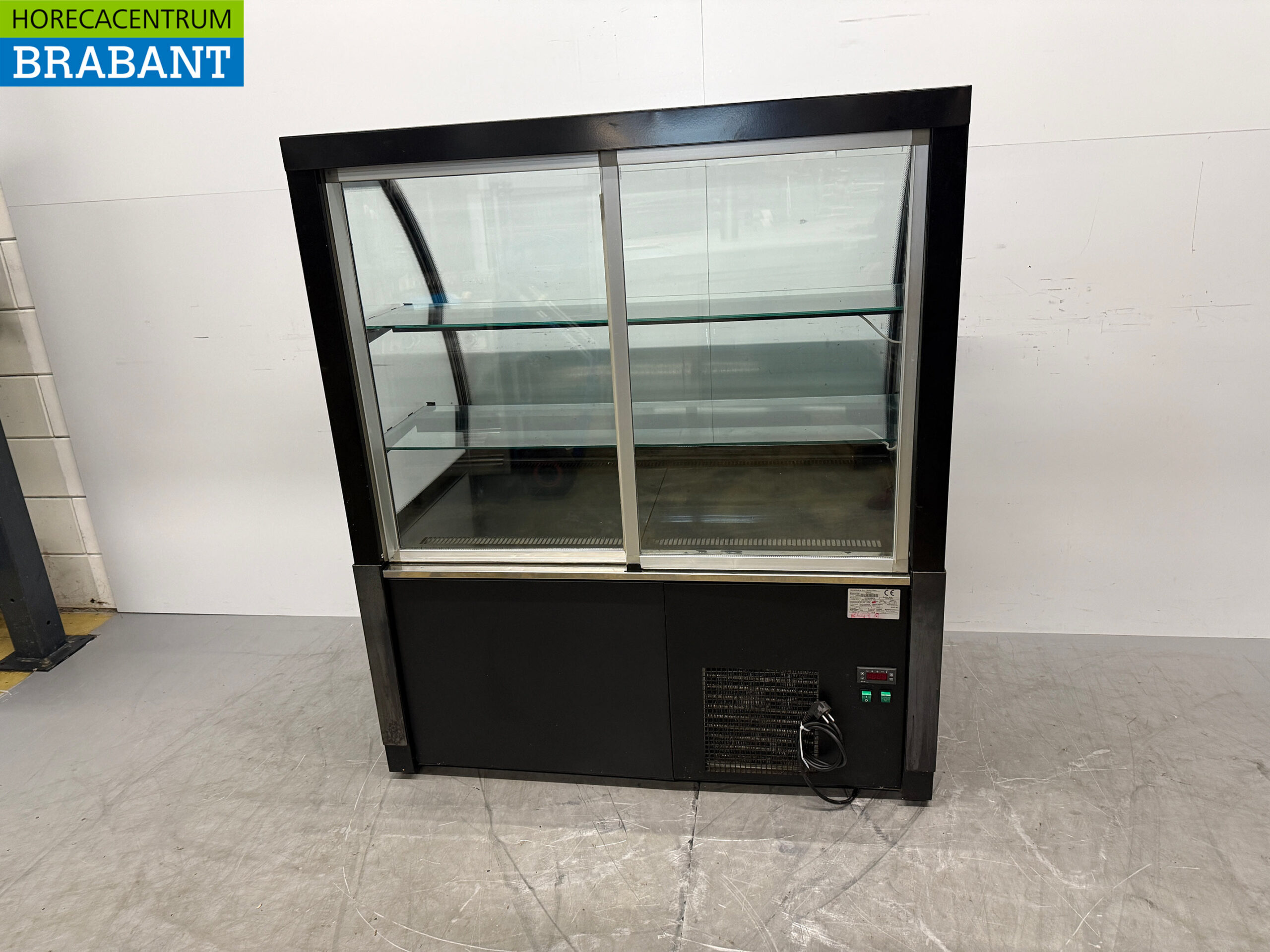 Tecnodom Kühlvitrine Konditorei 2 Schiebetüren 120 cm 230V Horeca – Bild 5