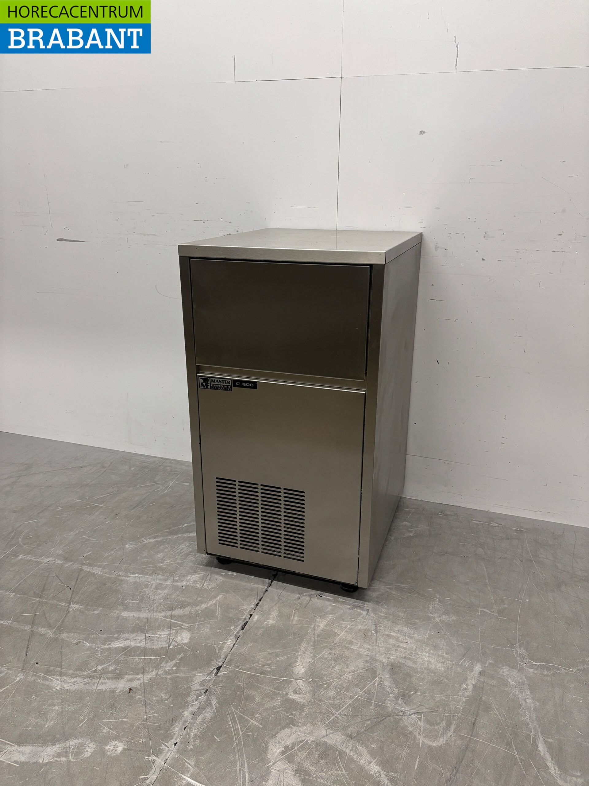 Masterfrost Eiswürfelmaschine aus Edelstahl 60 Kilo pro Tag 230V Horeca – Bild 2