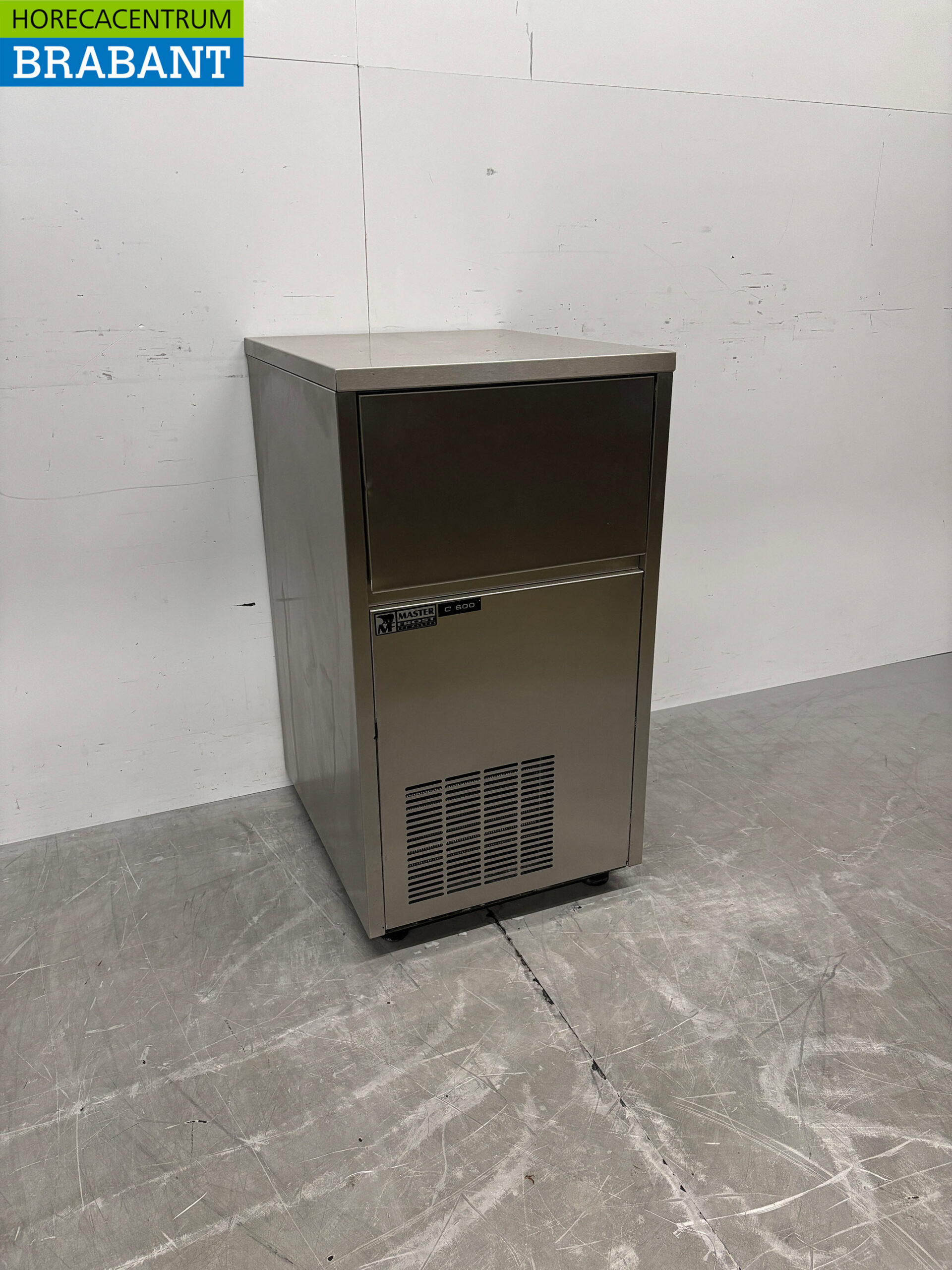 Masterfrost Eiswürfelmaschine aus Edelstahl 60 Kilo pro Tag 230V Horeca – Bild 3