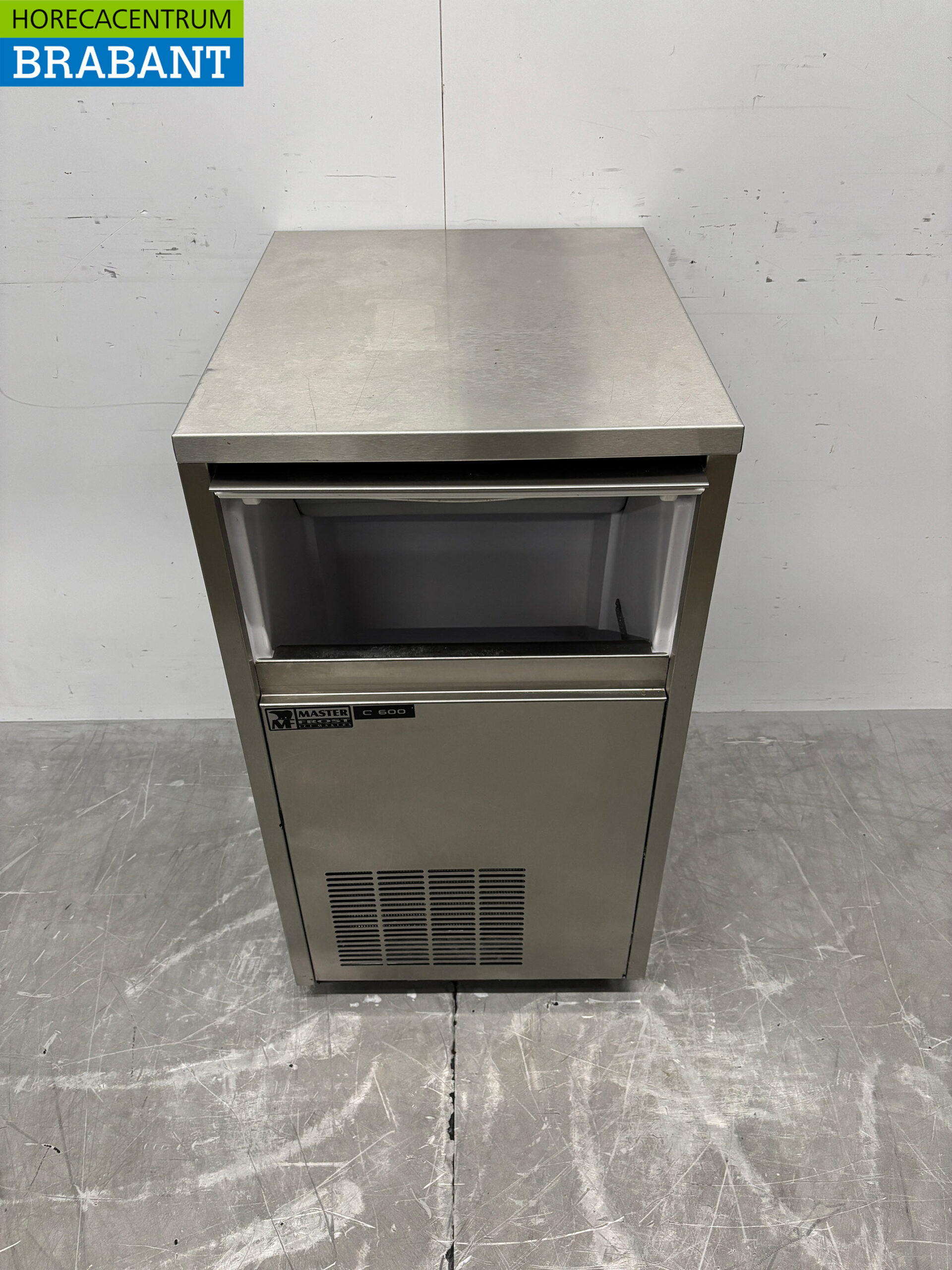 Masterfrost Eiswürfelmaschine aus Edelstahl 60 Kilo pro Tag 230V Horeca – Bild 4