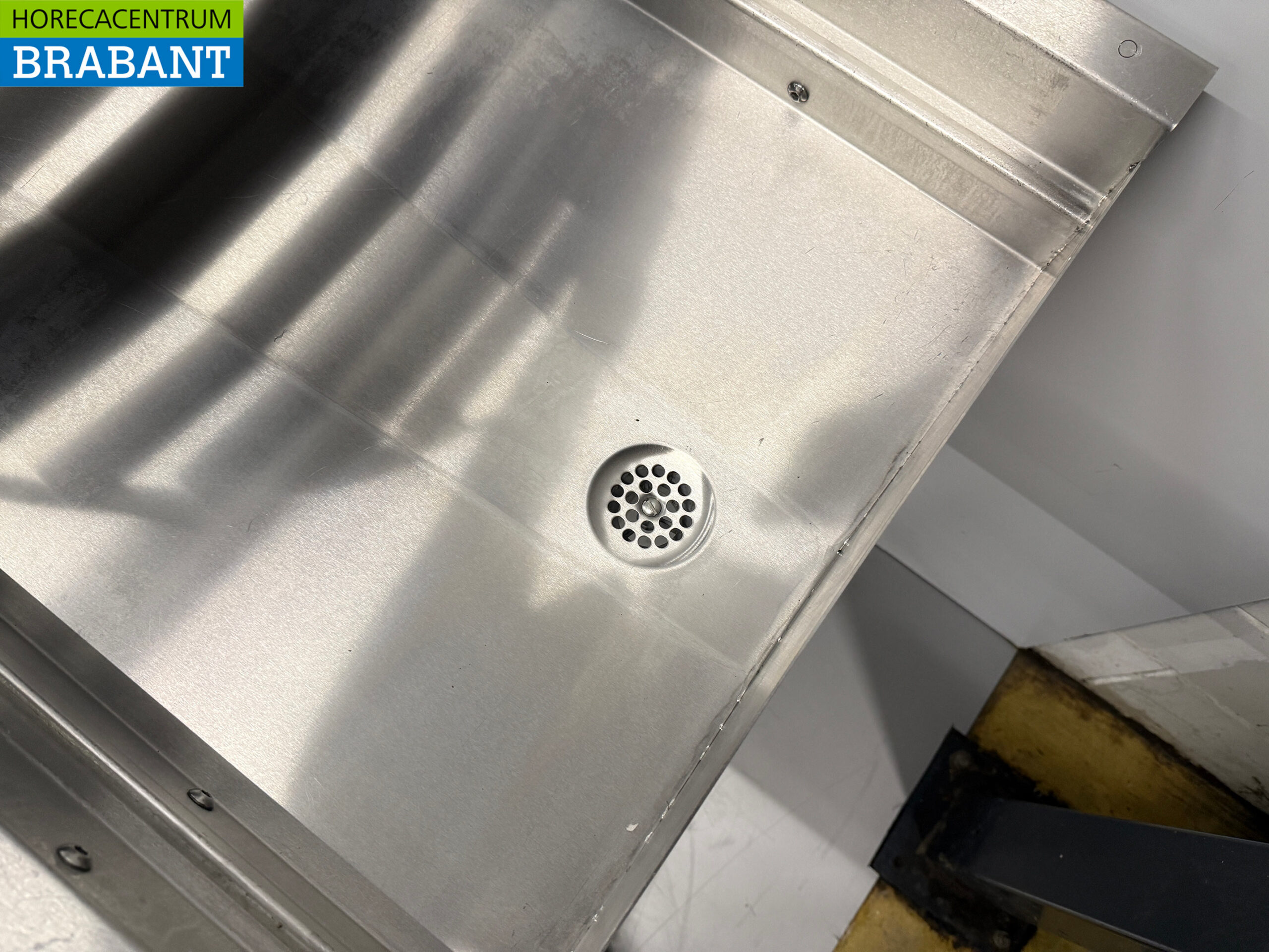 Edelstahl Wexiodisk Abtropftisch Rollenbahn T.B.V. Schiebespülmaschine 310 cm Horeca – Bild 5