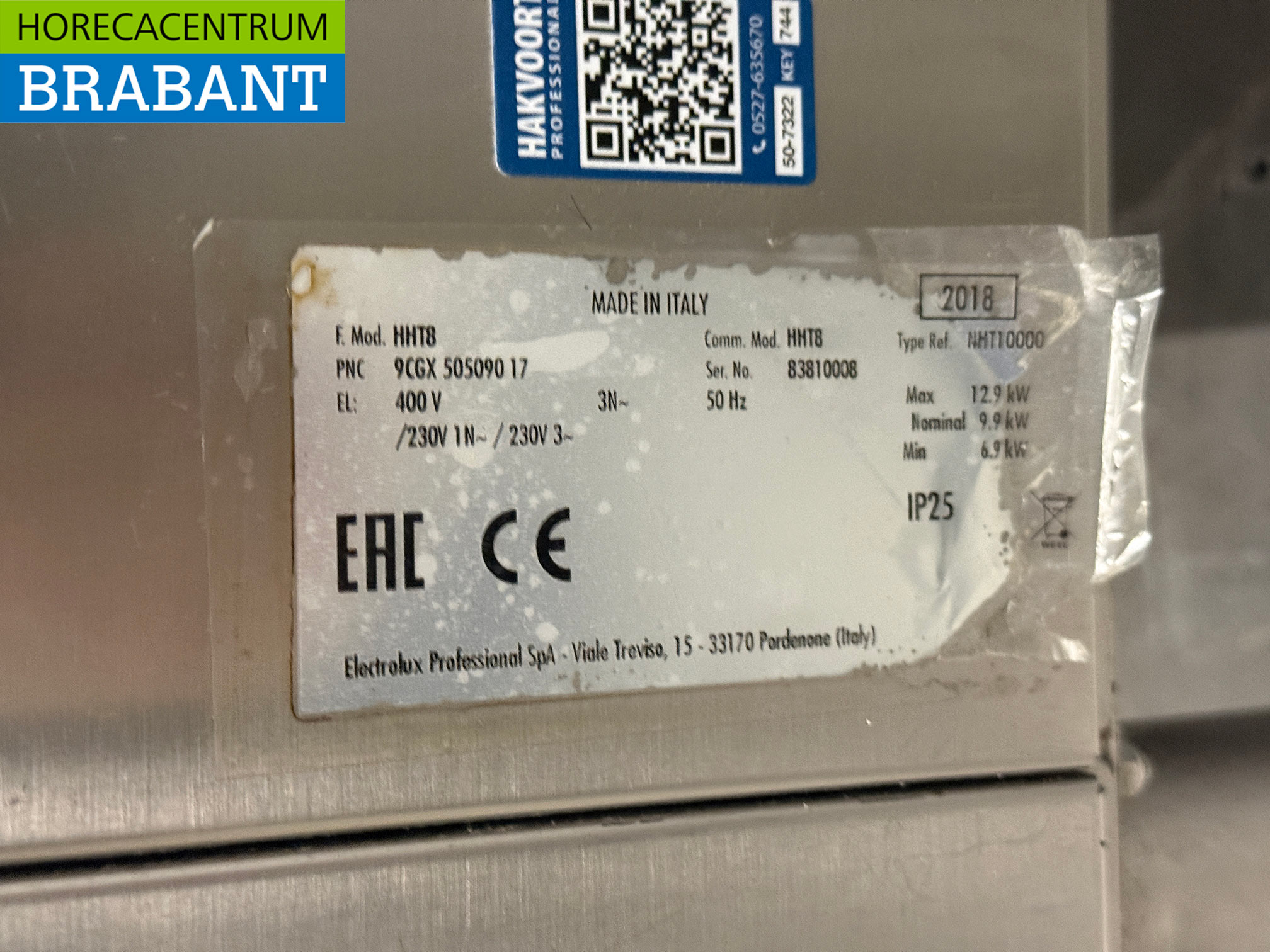 Zanussi Durchlaufgeschirrspüler aus Edelstahl 400V Horeca – Bild 6