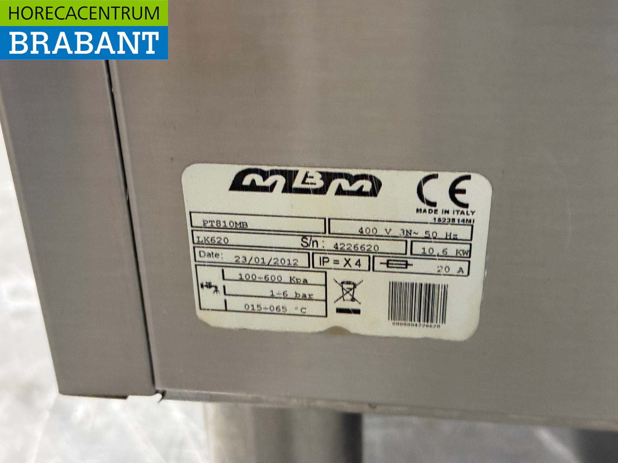 Edelstahl MBM Durchschubspülmaschine 400V Horeca – Bild 6
