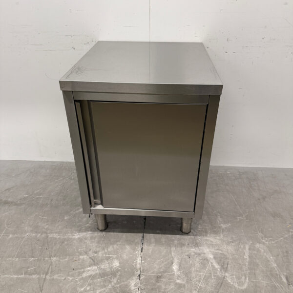 Edelstahl Arbeitsschrank 1 Tür 60 cm Catering