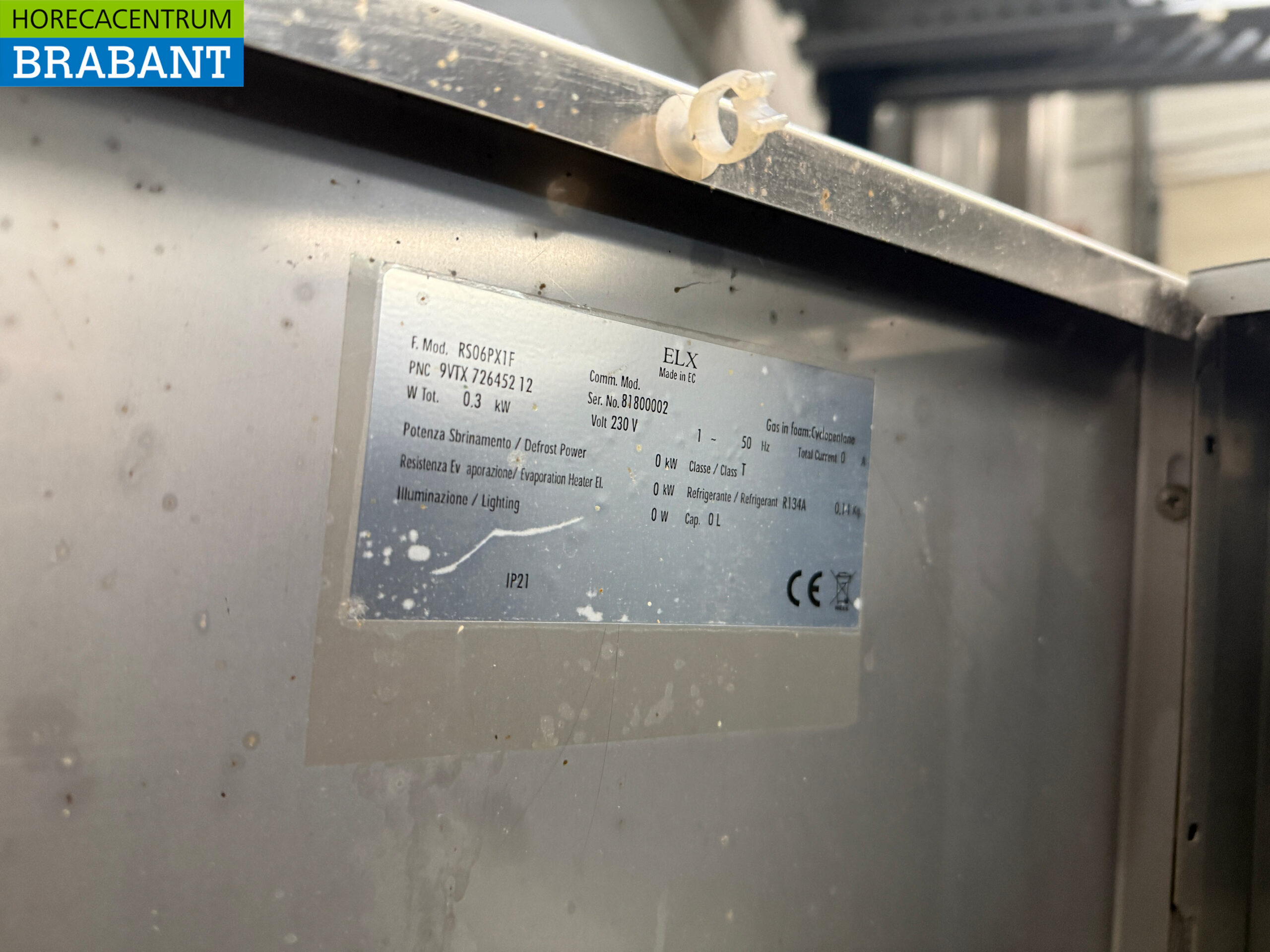Edelstahl Zanussi Kühlschrank 640 Liter 230V Horeca – Bild 5