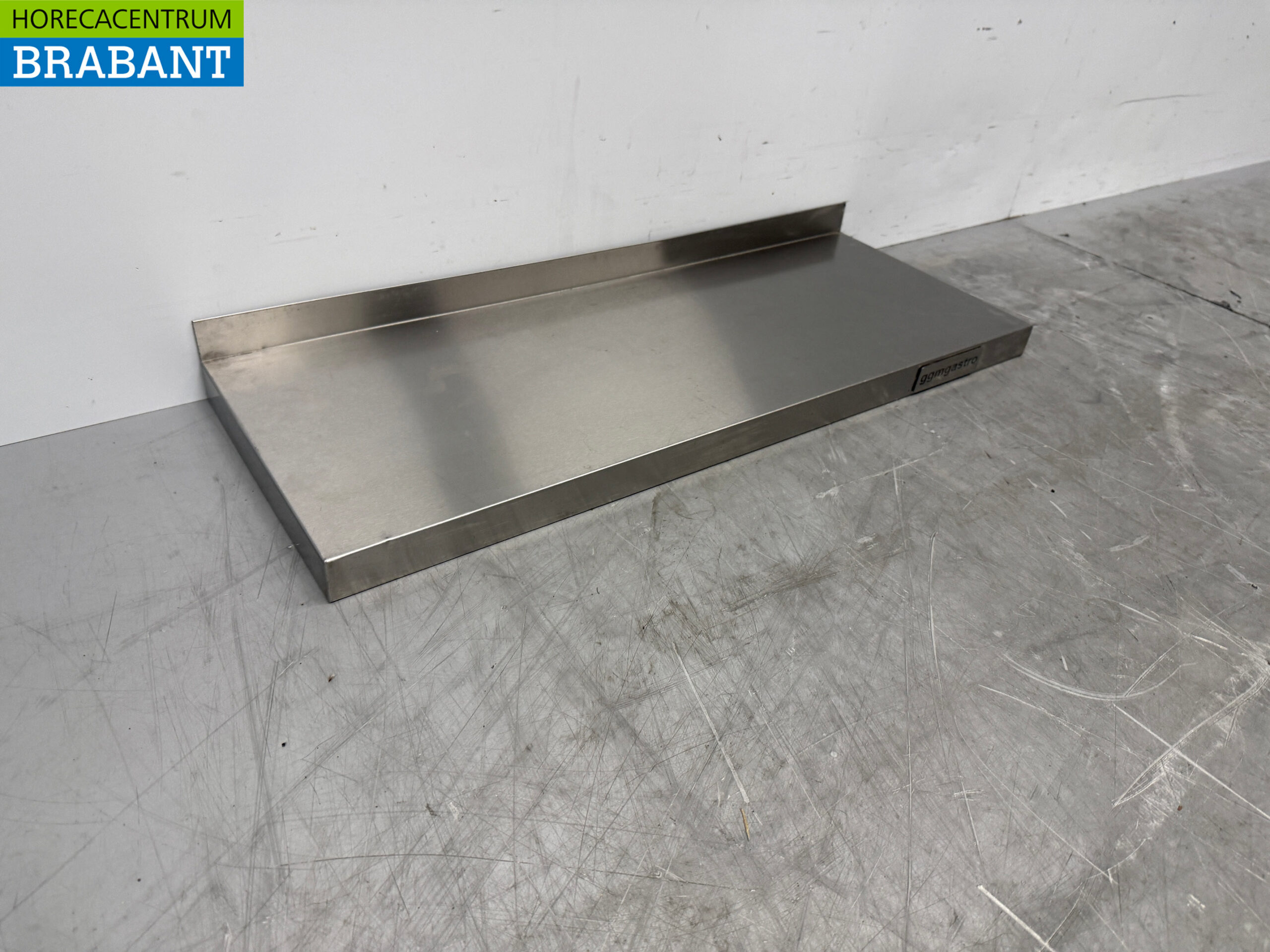 Wandregal aus Edelstahl 80 x 30 cm Horeca – Bild 3