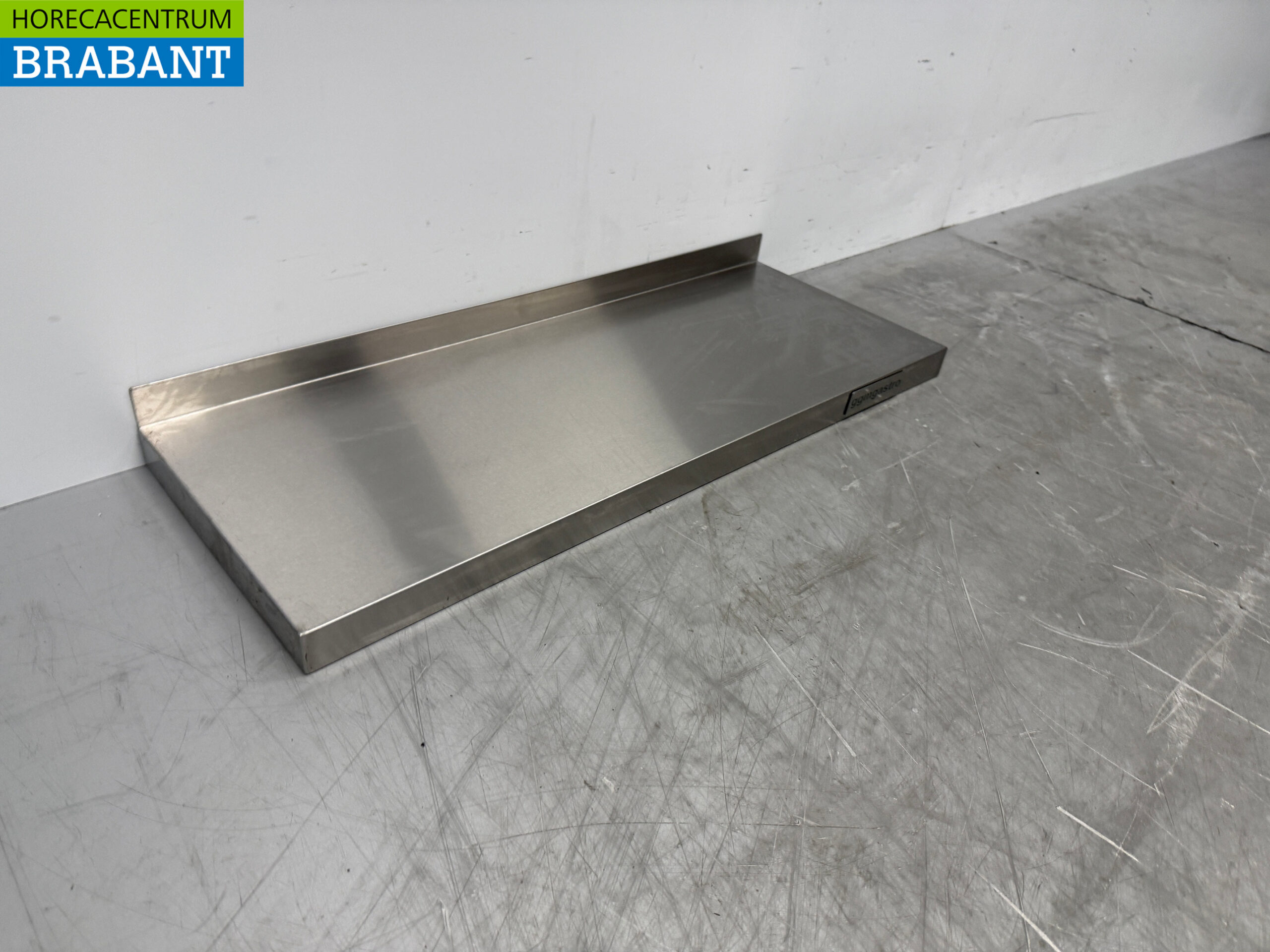 Wandregal aus Edelstahl 80 x 30 cm Horeca – Bild 3