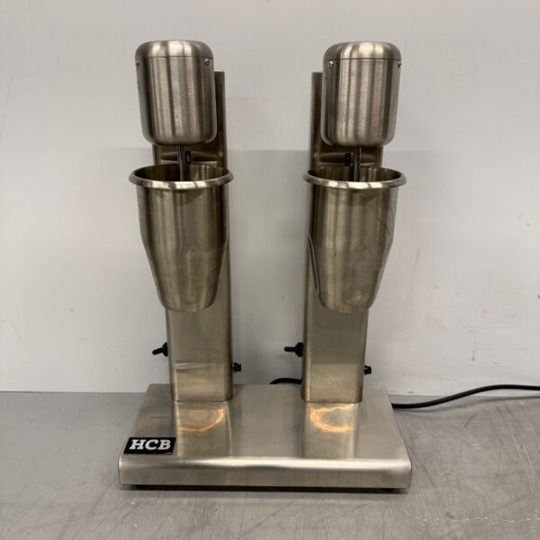 Edelstahl Double Milkshaker Milchshaker Milchshake-Mixer 2 x 750 ml 230V Horeca