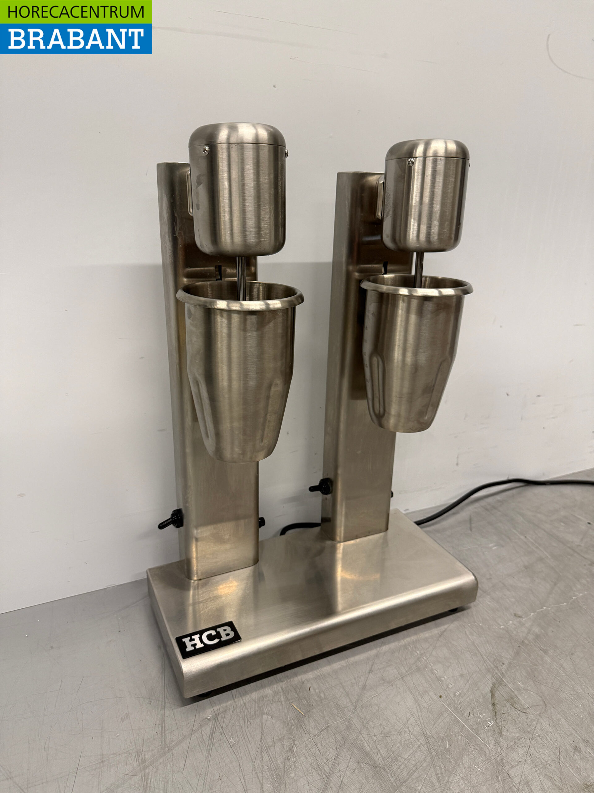 Edelstahl Double Milkshaker Milchshaker Milchshake-Mixer 2 x 750 ml 230V Horeca – Bild 3