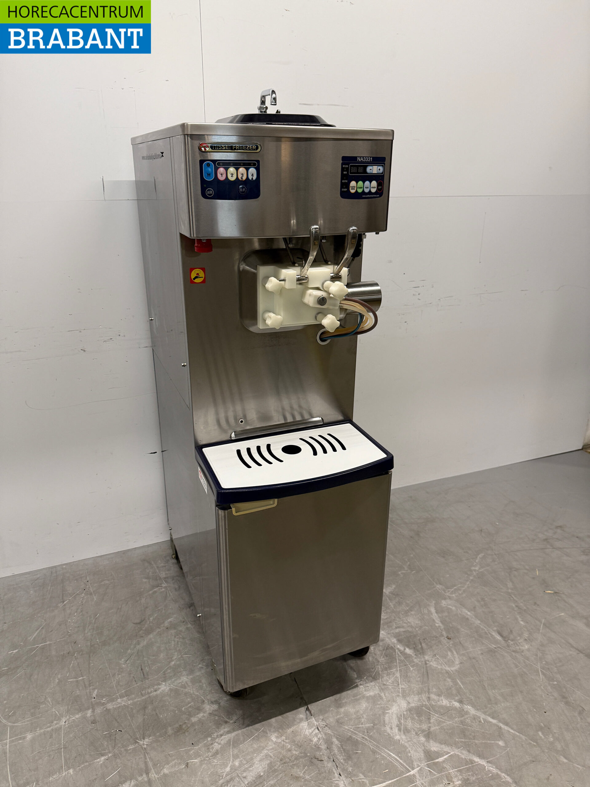 Edelstahl Nissei NA3331 Softeismaschine mit Milchshakefunktion 400V Catering – Bild 3