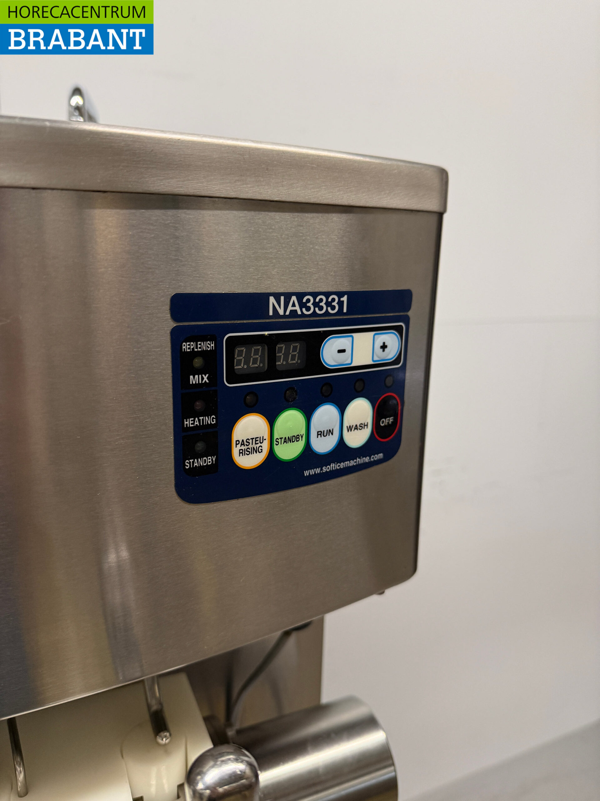 Edelstahl Nissei NA3331 Softeismaschine mit Milchshakefunktion 400V Catering – Bild 6