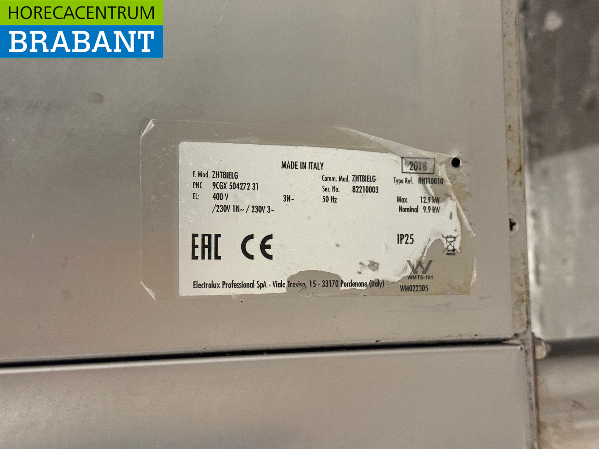 Zanussi Durchlaufgeschirrspüler aus Edelstahl mit Wärmerückgewinnung und Ablaufpumpe 400V Horeca – Bild 7