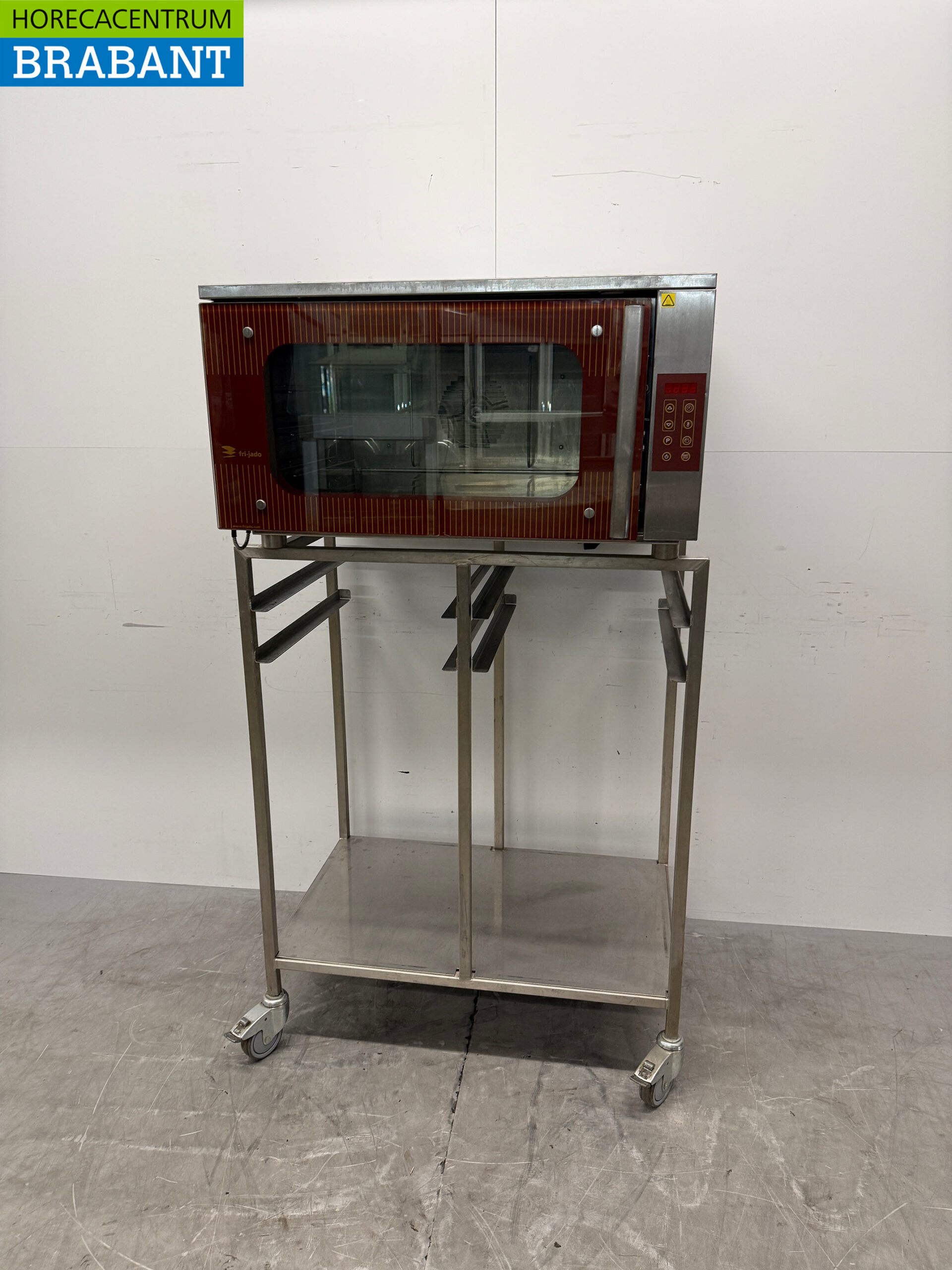 Fri-Jado Umluftofen aus Edelstahl mit Feuchtigkeitszufuhr 3 x 60/40 cm 230V Horeca