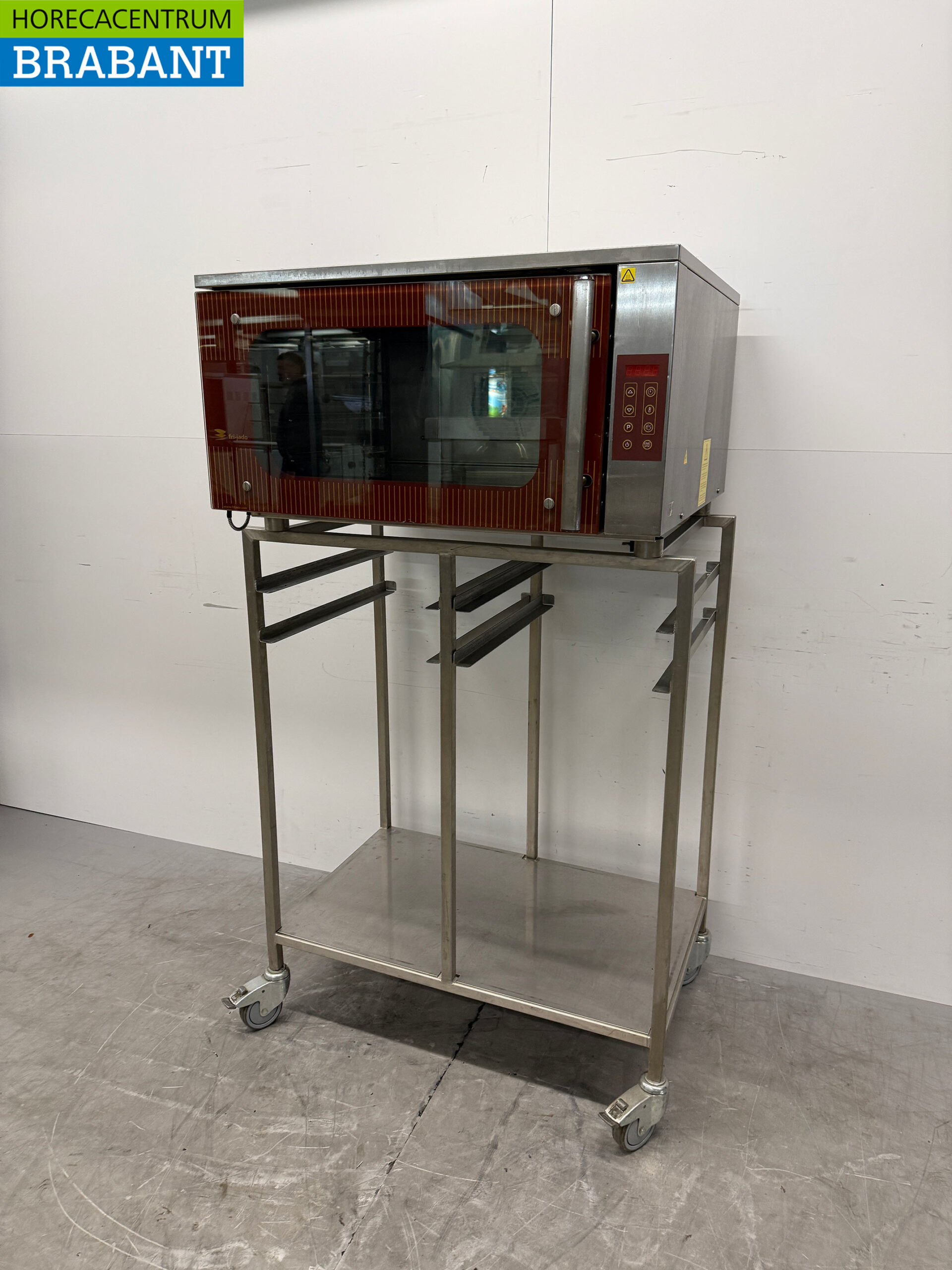 Fri-Jado Umluftofen aus Edelstahl mit Feuchtigkeitszufuhr 3 x 60/40 cm 230V Horeca – Bild 2