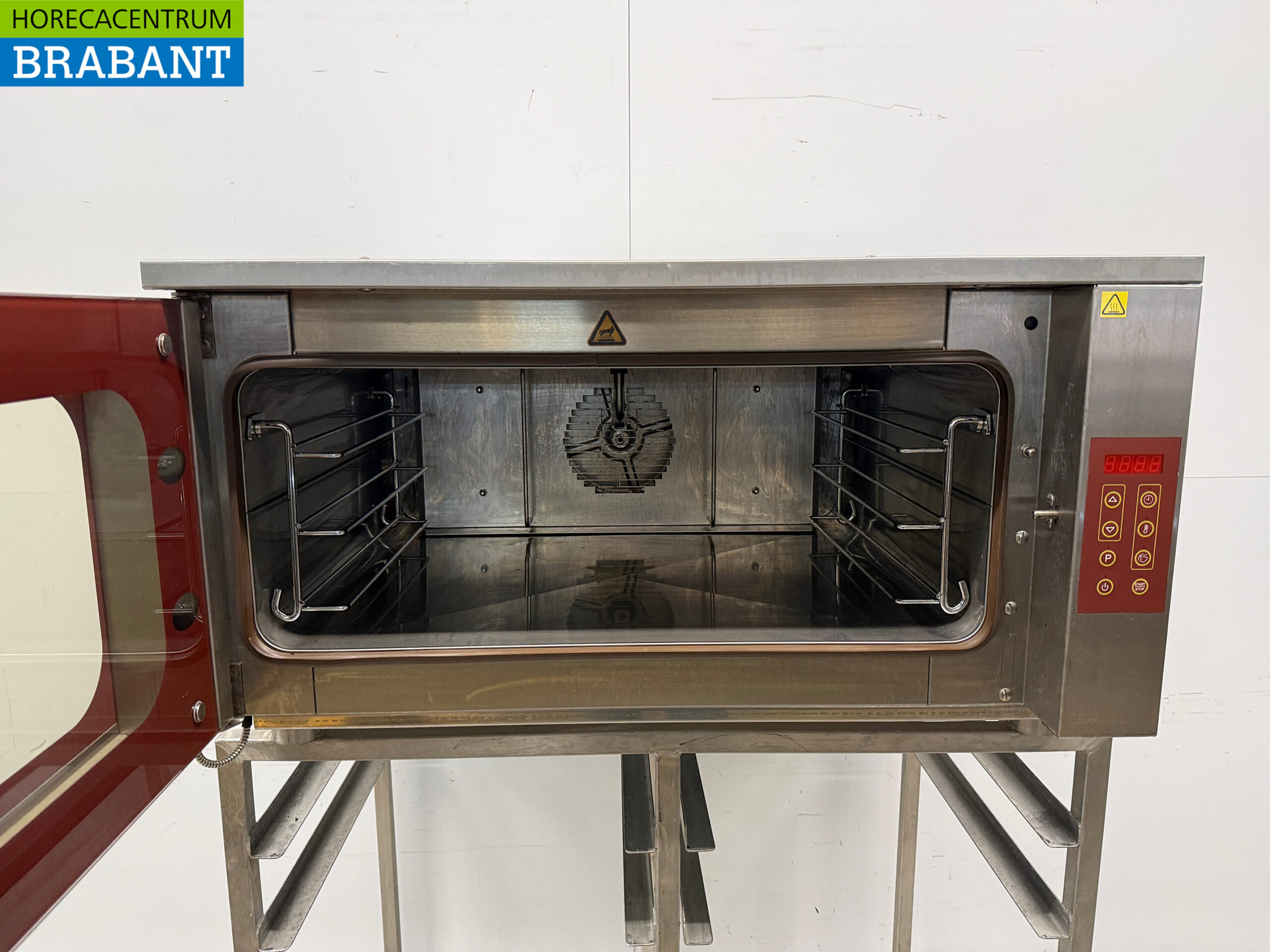 Fri-Jado Umluftofen aus Edelstahl mit Feuchtigkeitszufuhr 3 x 60/40 cm 230V Horeca – Bild 5