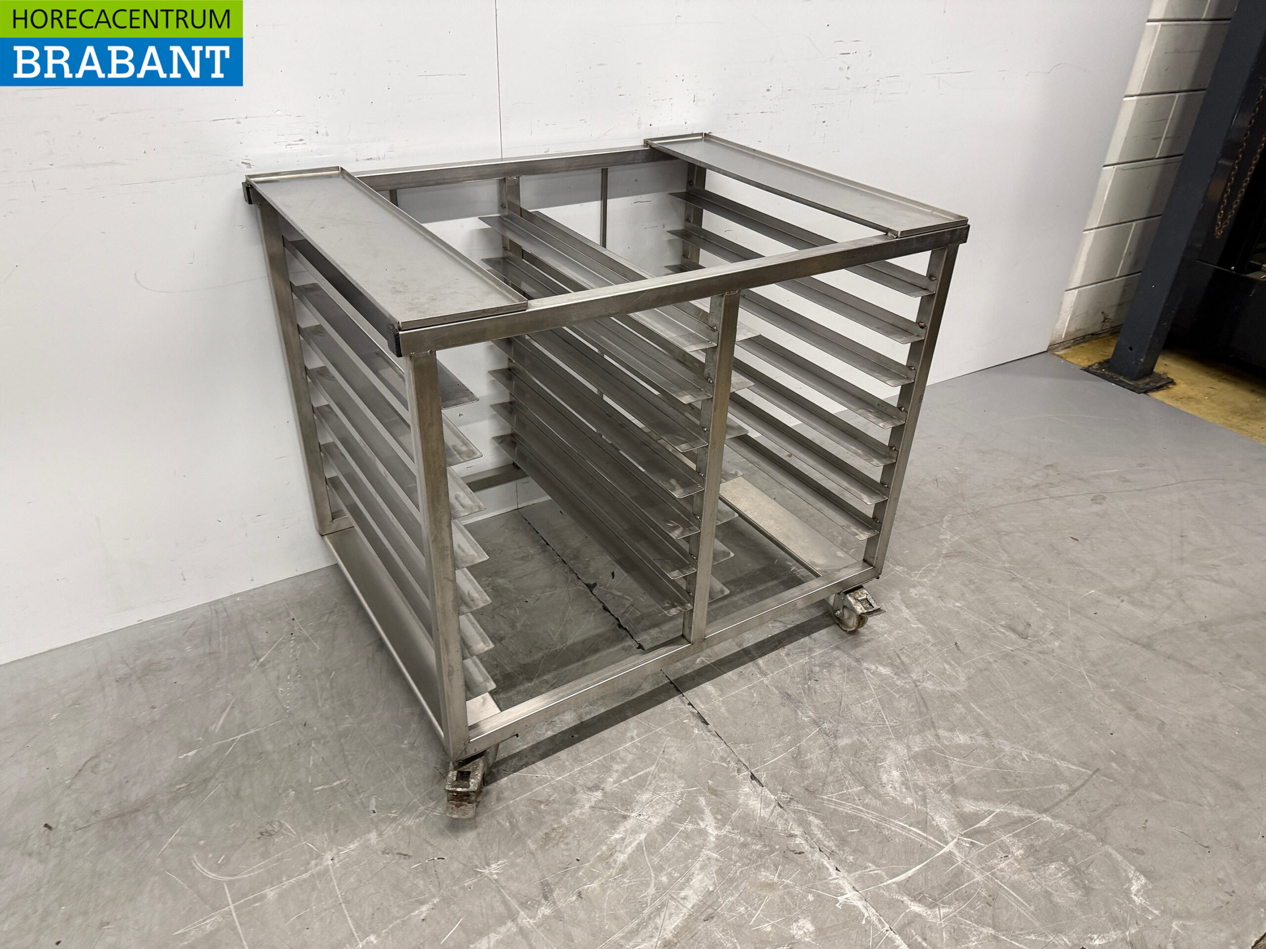 Mobiler Dampfgarer aus Edelstahl 94 x 70 x 82 cm Catering – Bild 3