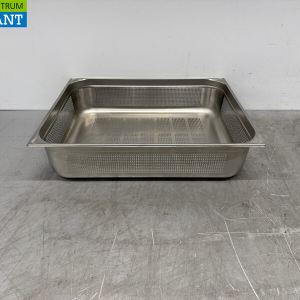 Edelstahl Blanco 2/1 GN - Gastronormtablett Gelocht 150 mm Catering
