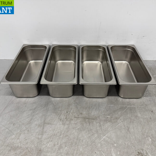 Edelstahl Eiskübel 5 Liter 4er Set Horeca