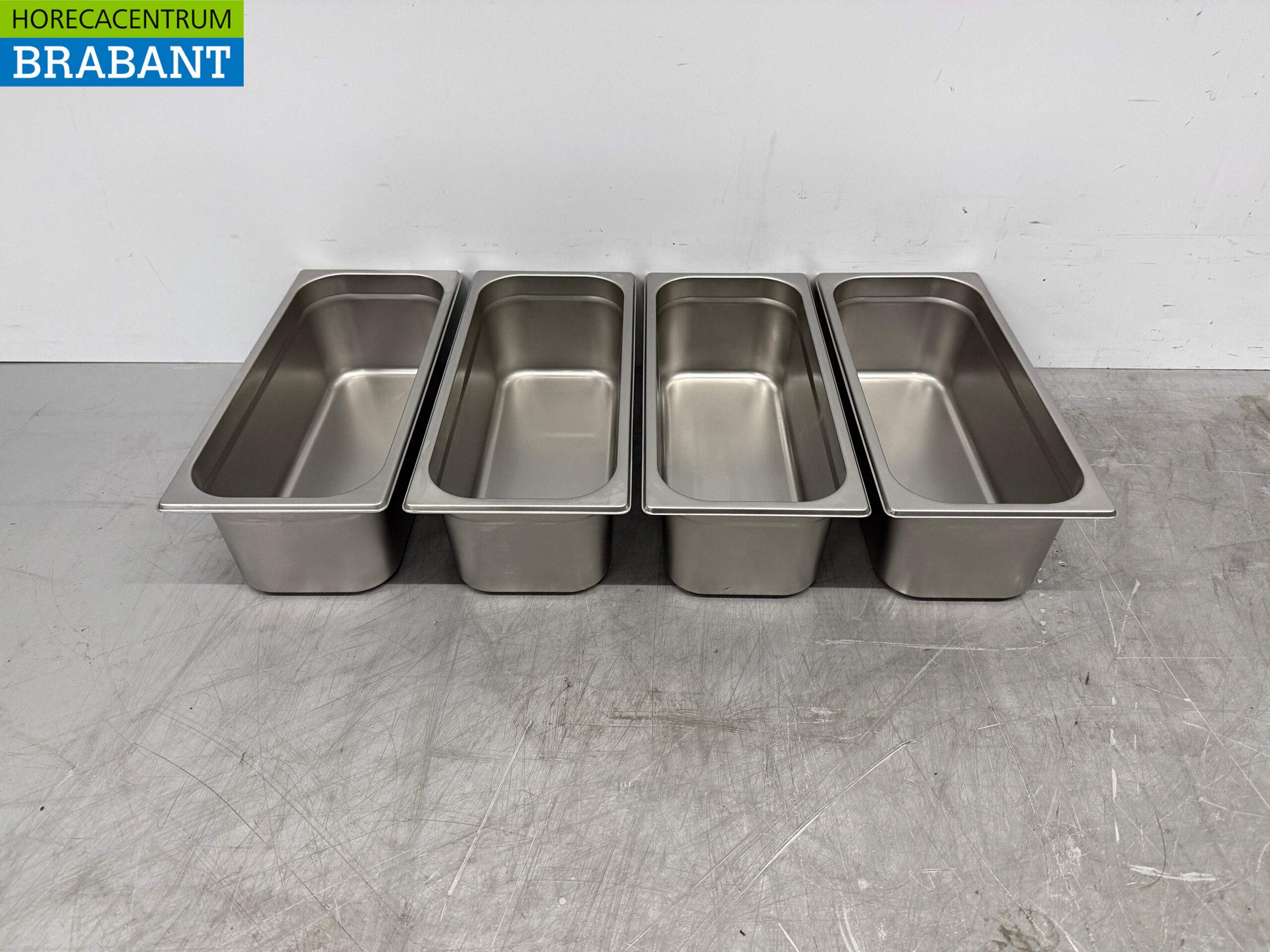 Edelstahl Eiskübel 5 Liter 4er Set Horeca