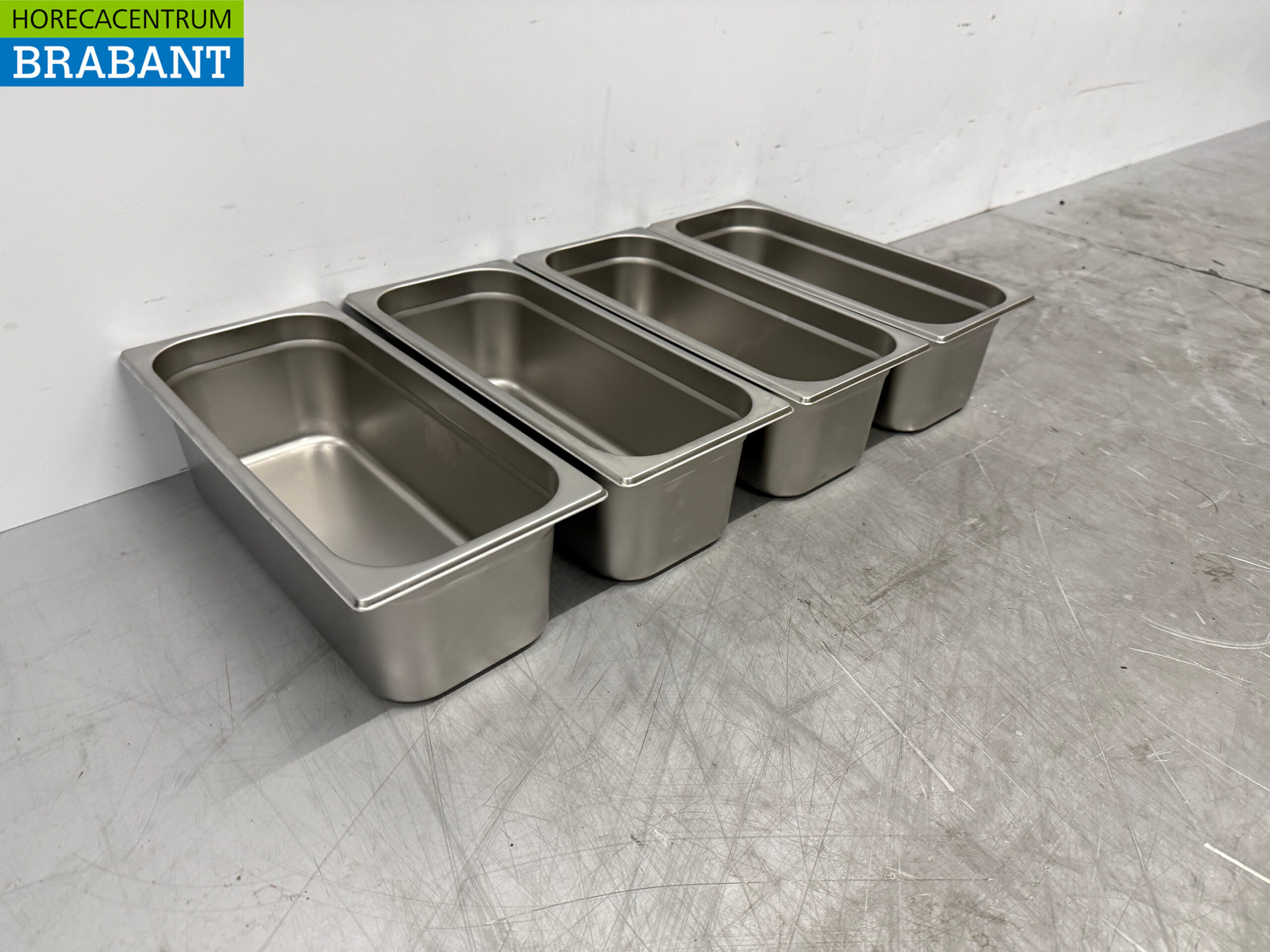 Edelstahl Eiskübel 5 Liter 4er Set Horeca – Bild 3