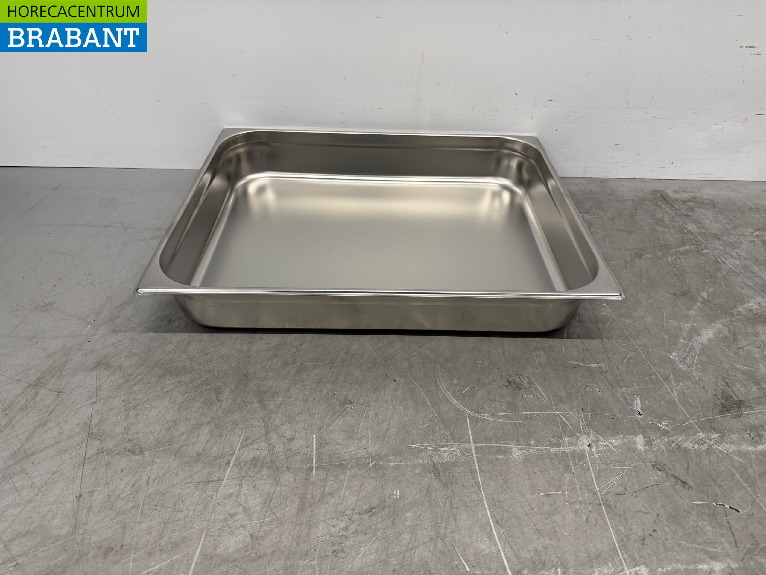 Edelstahl 2/1 GN - Gastronorm Tablett 100 mm Horeca