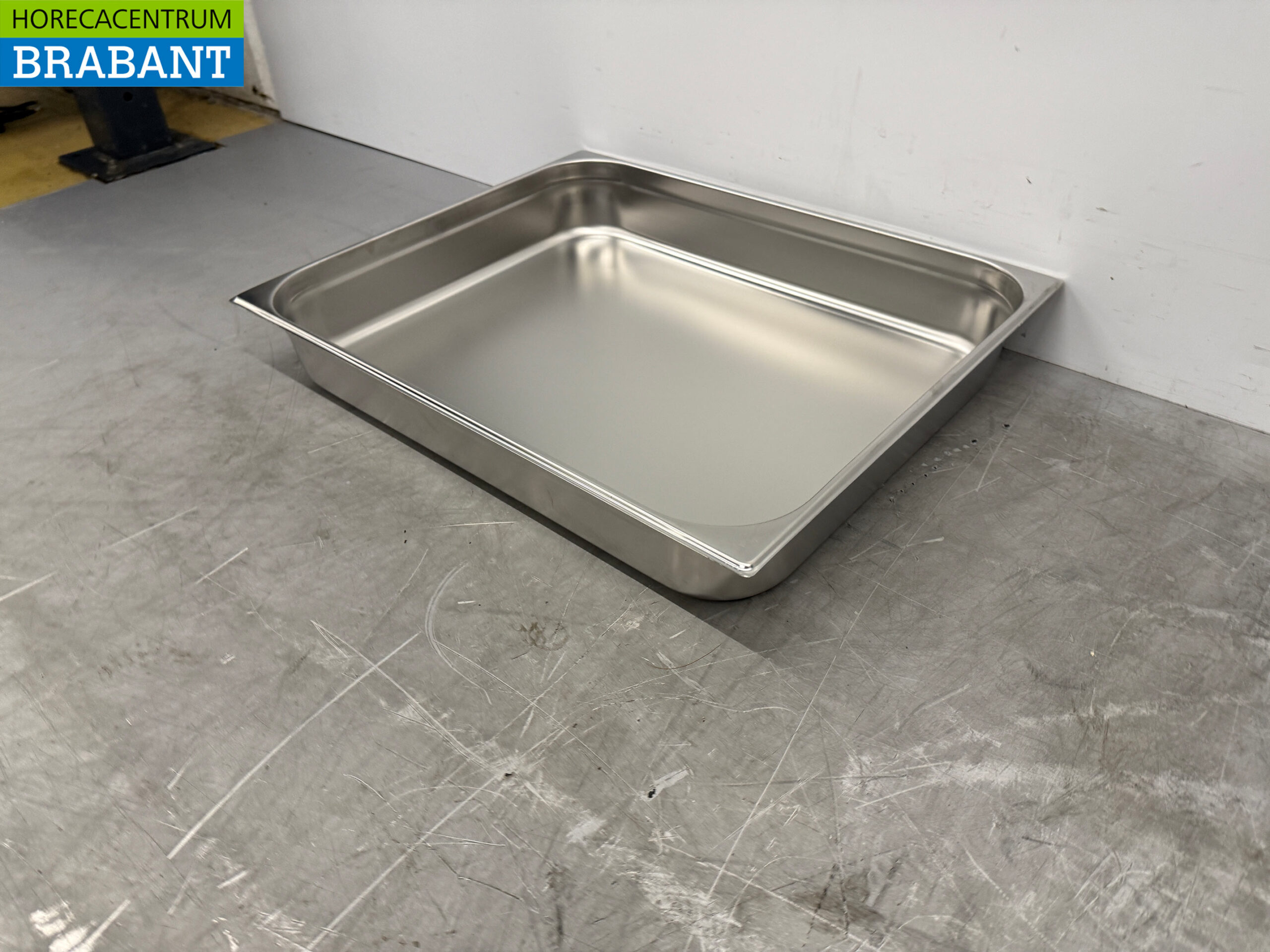 Edelstahl 2/1 GN - Gastronorm Tablett 100 mm Horeca – Bild 2
