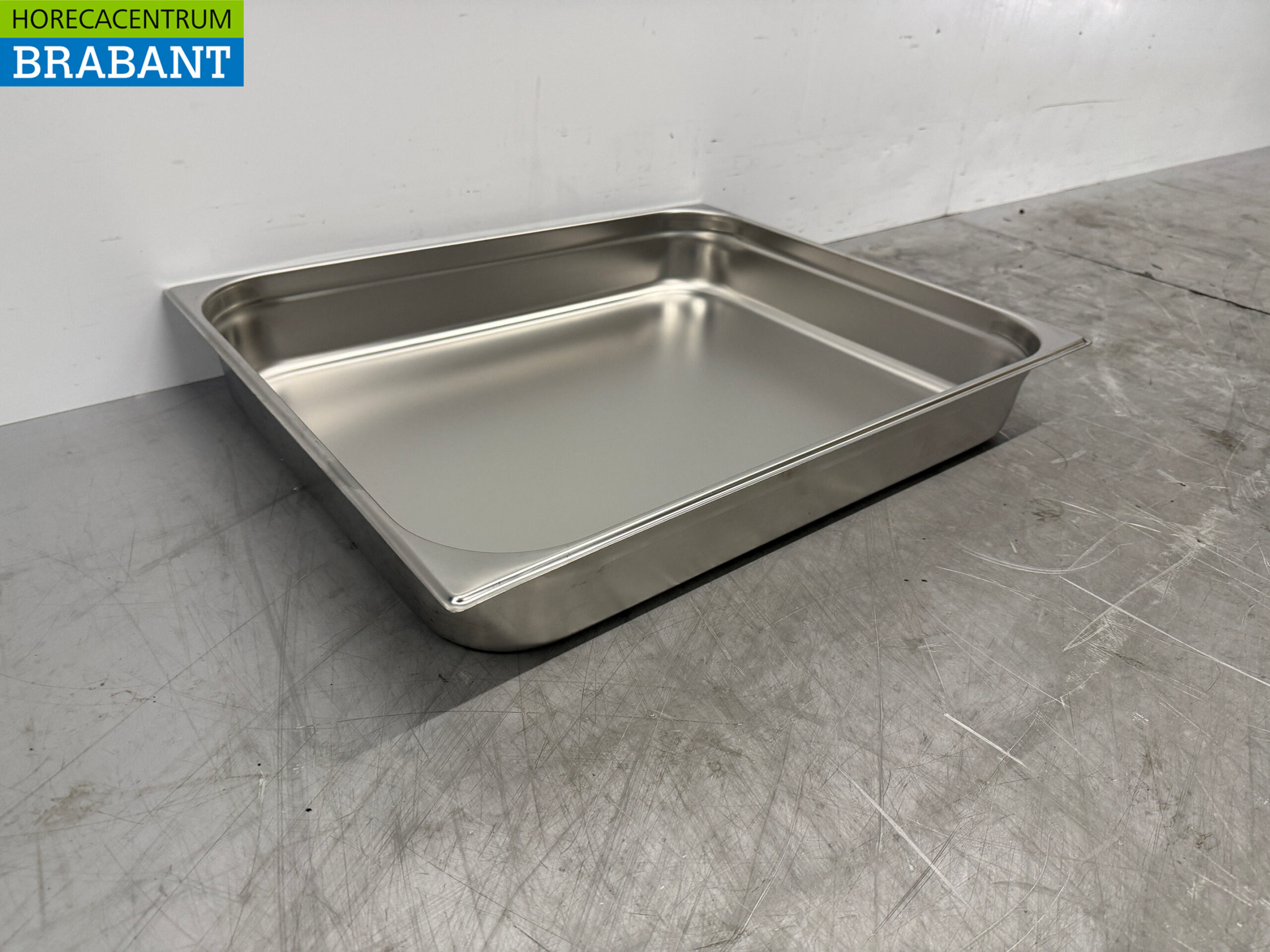 Edelstahl 2/1 GN - Gastronorm Tablett 100 mm Horeca – Bild 3